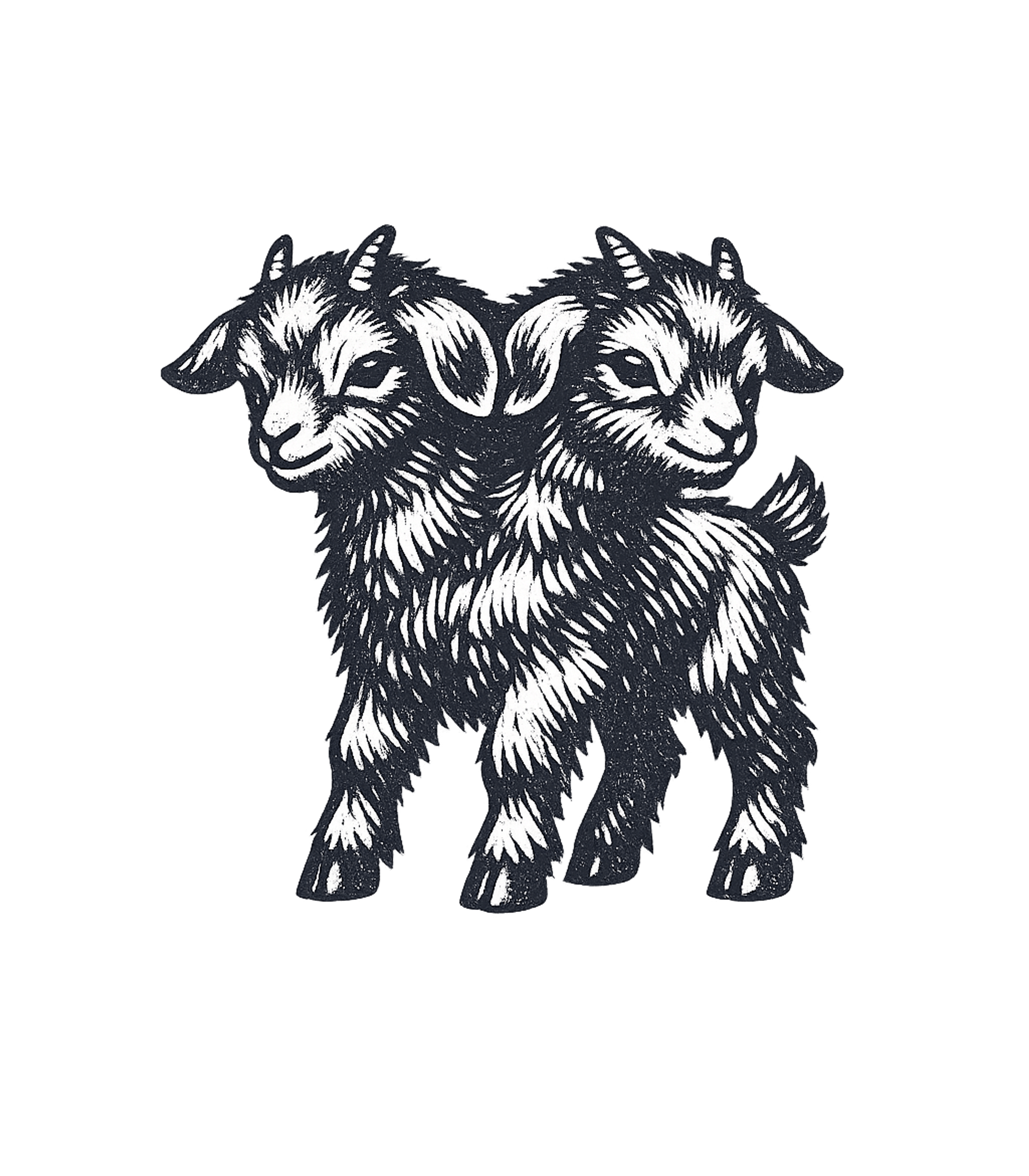 Two Headed Goat Farm Animals Premium T-Shirt featuring This unique graphic features a charming two-headed goat in a – designed by Geoff Brown @ SunFrog Two Headed Goat Farm Animals Premium T-Shirt featuring This unique graphic features a charming two-headed goat in a – designed by Geoff Brown @ SunFrog