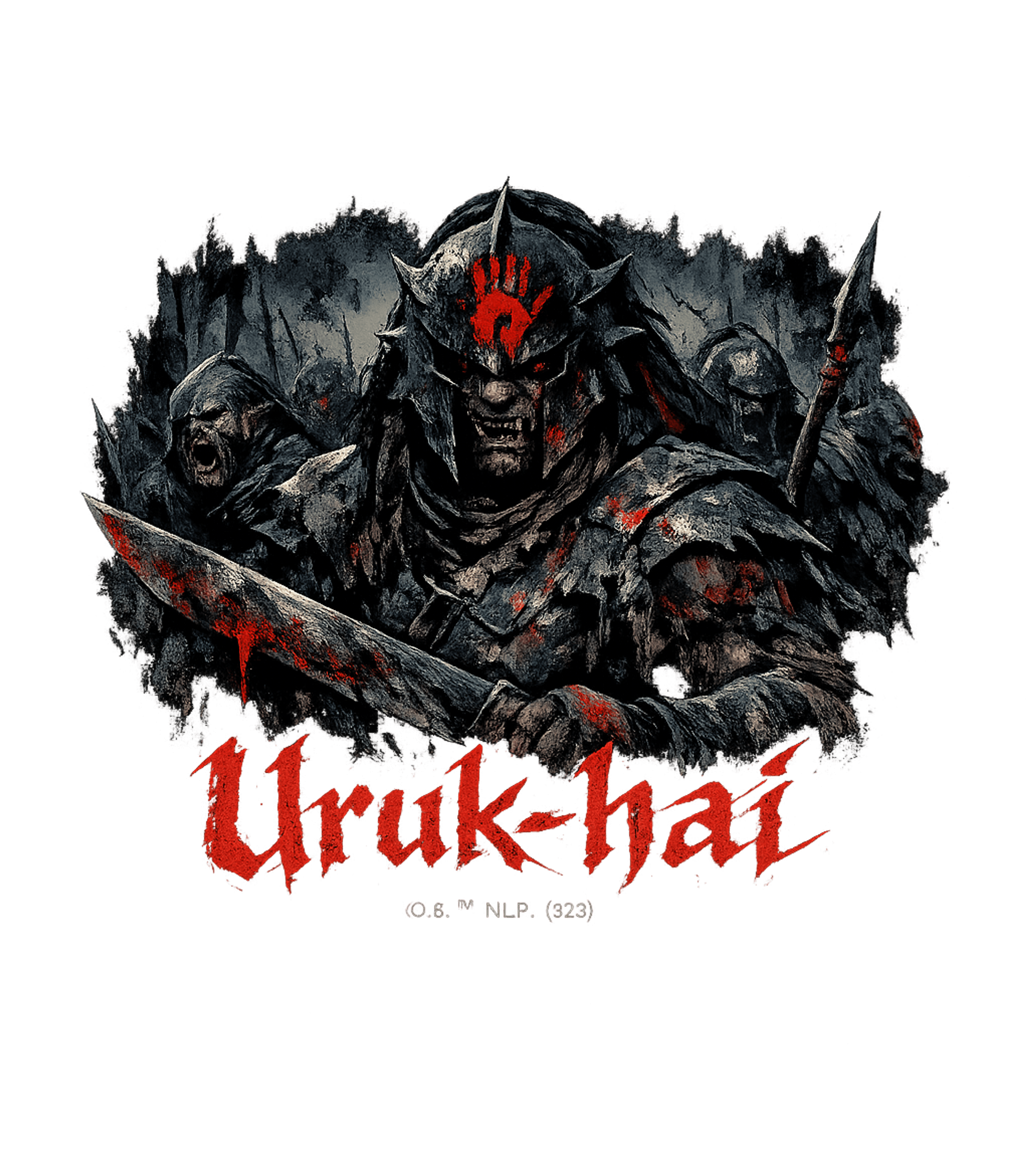 Uruk-hai Warriors Gaming Premium T-Shirt featuring This graphic features a fearsome Uruk-hai warrior, ready for – designed by Geoff Brown @ SunFrog Uruk-hai Warriors Gaming Premium T-Shirt featuring This graphic features a fearsome Uruk-hai warrior, ready for – designed by Geoff Brown @ SunFrog