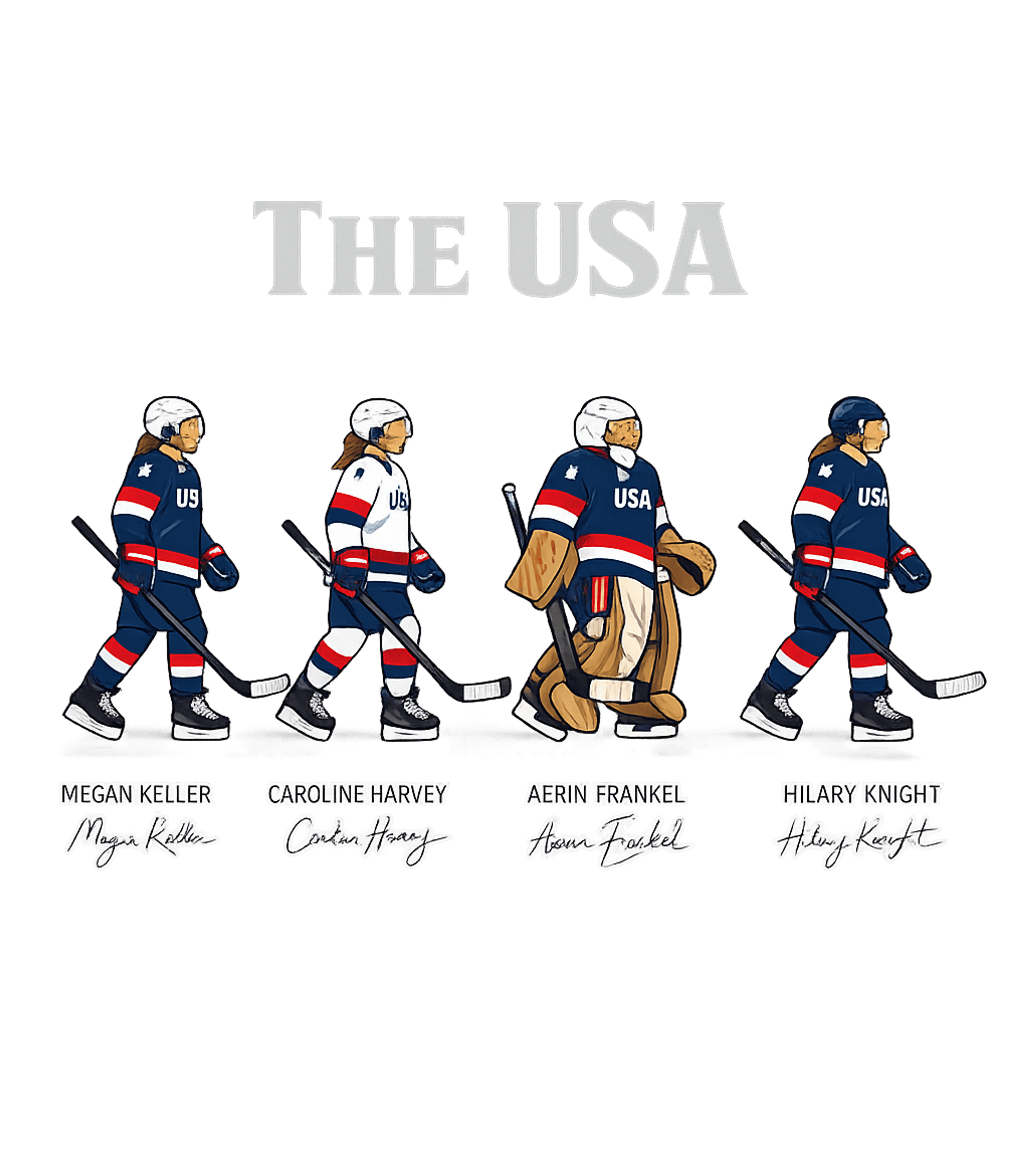 USA Women's Hockey Hockey Premium T-Shirt featuring Celebrate the strength and skill of USA women's hockey with – designed by Geoff Brown @ SunFrog USA Women's Hockey Hockey Premium T-Shirt featuring Celebrate the strength and skill of USA women's hockey with – designed by Geoff Brown @ SunFrog