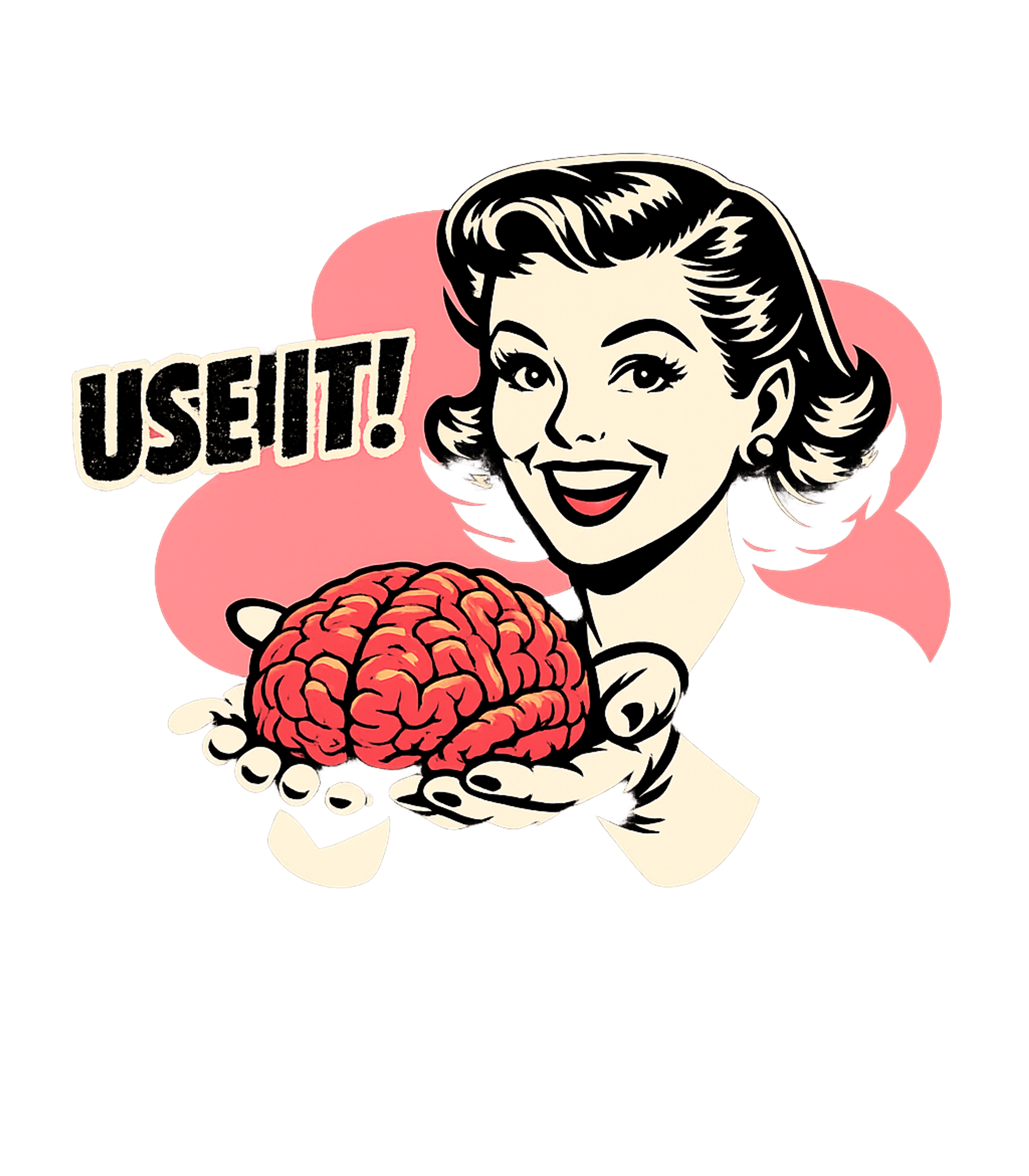 Use It Brain Retro Church Humor Hooded Sweatshirt featuring Embrace a witty message with this retro pop art design featu – designed by Geoff Brown @ SunFrog Use It Brain Retro Church Humor Hooded Sweatshirt featuring Embrace a witty message with this retro pop art design featu – designed by Geoff Brown @ SunFrog