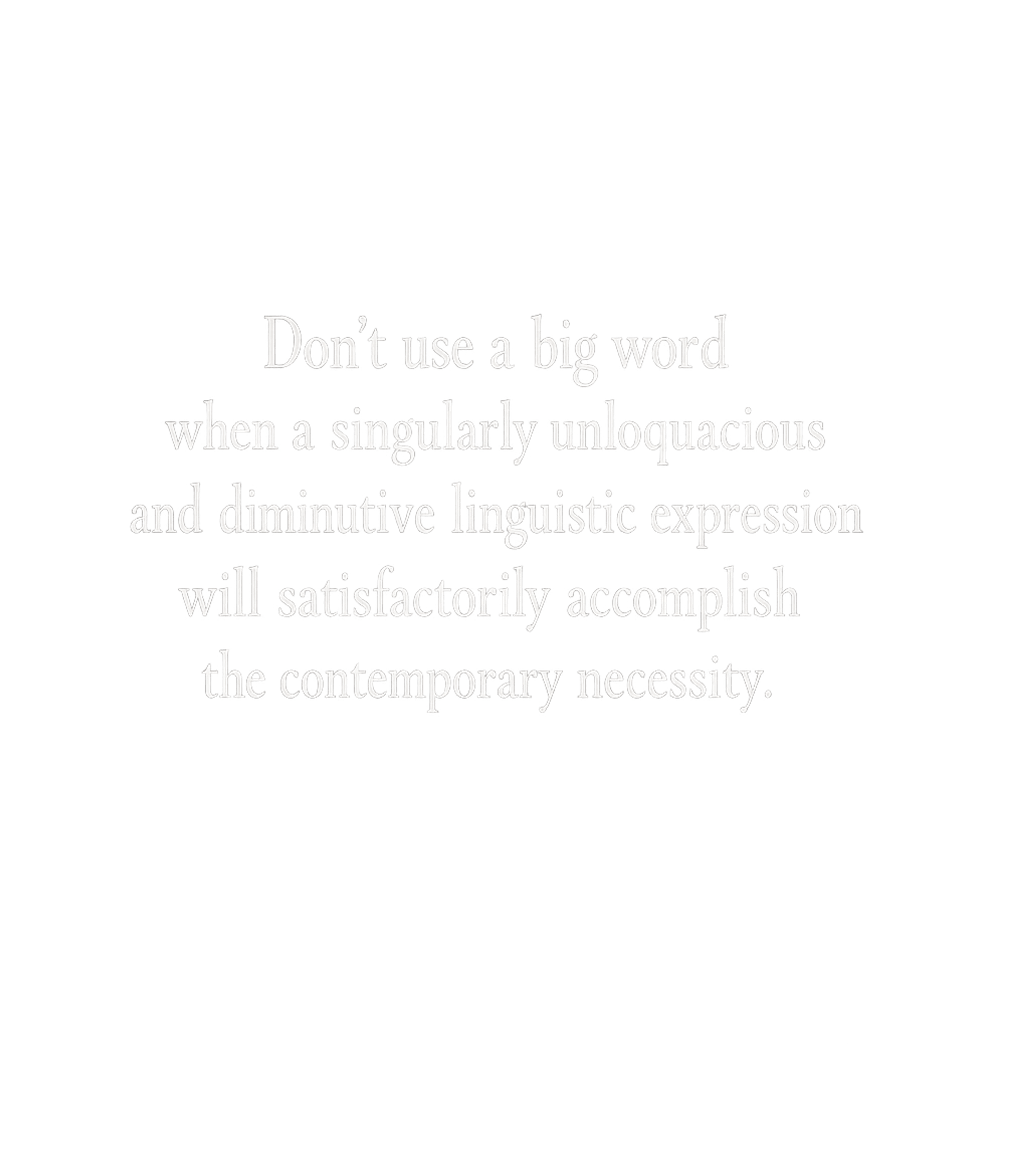 Verbose Irony Sarcasm Premium T-Shirt featuring This clever design ironically uses complex language to advoc – designed by Geoff Brown @ SunFrog Verbose Irony Sarcasm Premium T-Shirt featuring This clever design ironically uses complex language to advoc – designed by Geoff Brown @ SunFrog