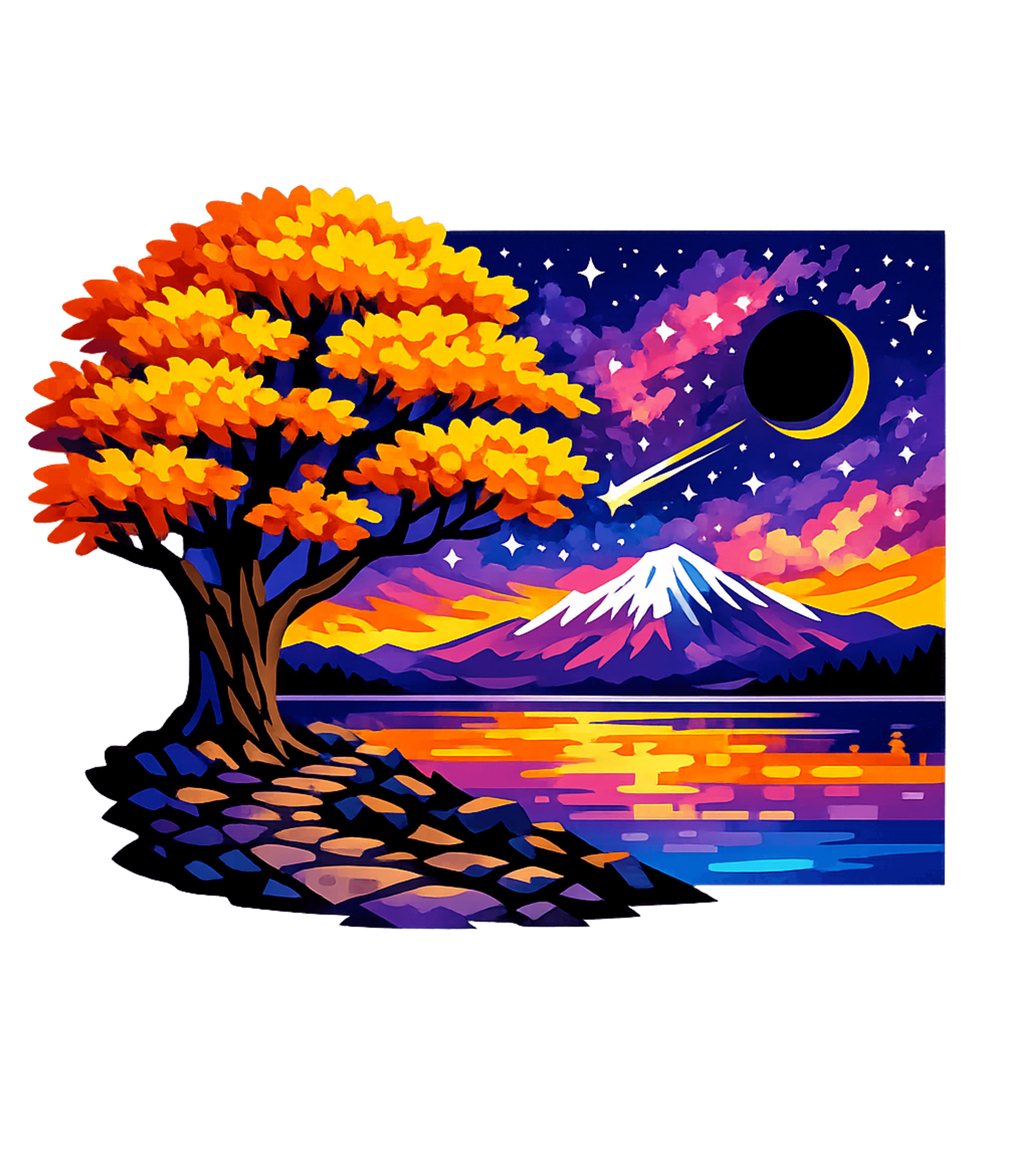 Vibrant Mountain Night Camping Hooded Sweatshirt featuring Embrace the serene beauty of nature with this vibrant t-shir – designed by Geoff Brown @ SunFrog Vibrant Mountain Night Camping Hooded Sweatshirt featuring Embrace the serene beauty of nature with this vibrant t-shir – designed by Geoff Brown @ SunFrog