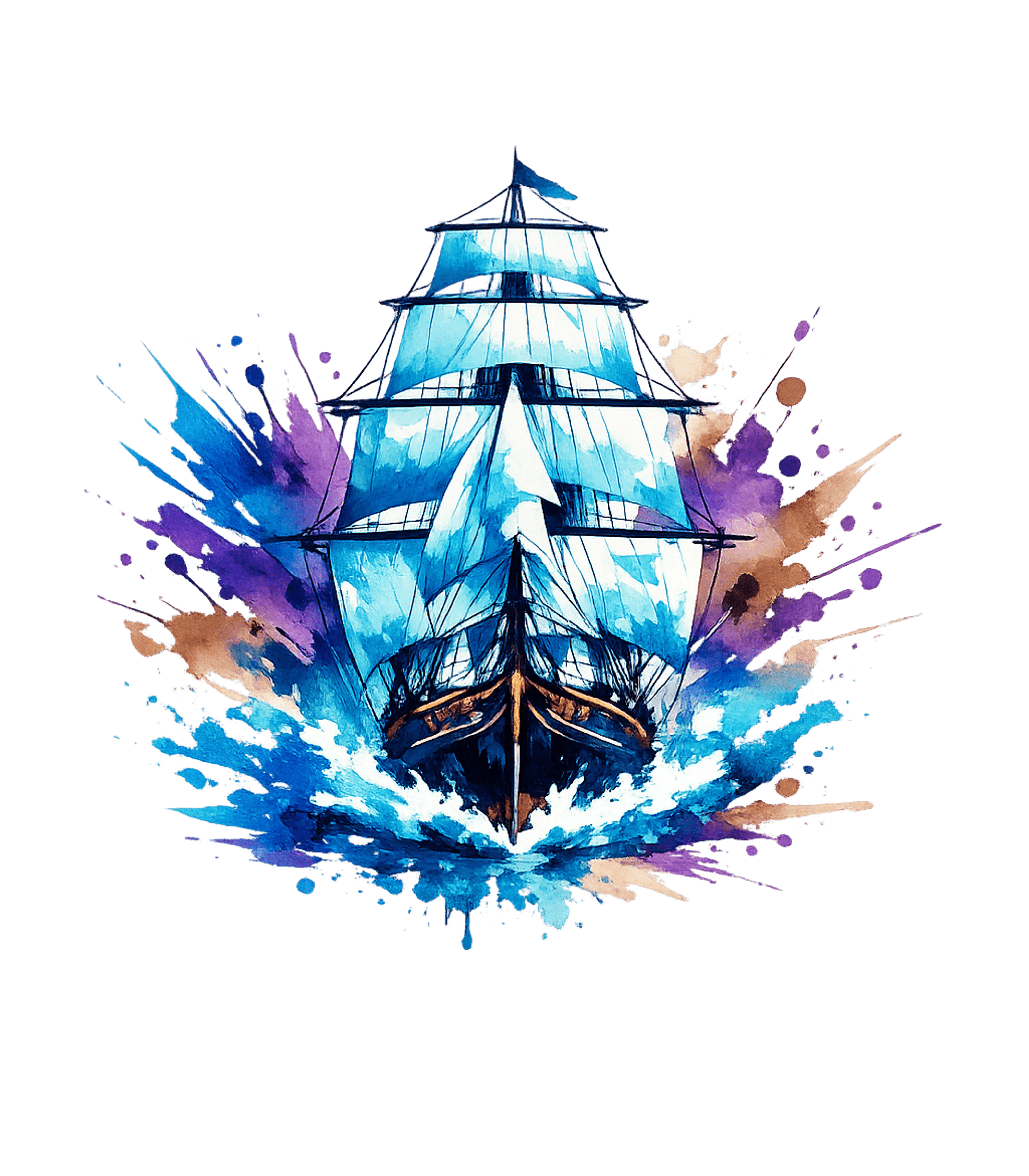 Vibrant Watercolor Ship Boating Crewneck Sweatshirt featuring Embrace the spirit of adventure with this vibrant watercolor – designed by Geoff Brown @ SunFrog Vibrant Watercolor Ship Boating Crewneck Sweatshirt featuring Embrace the spirit of adventure with this vibrant watercolor – designed by Geoff Brown @ SunFrog