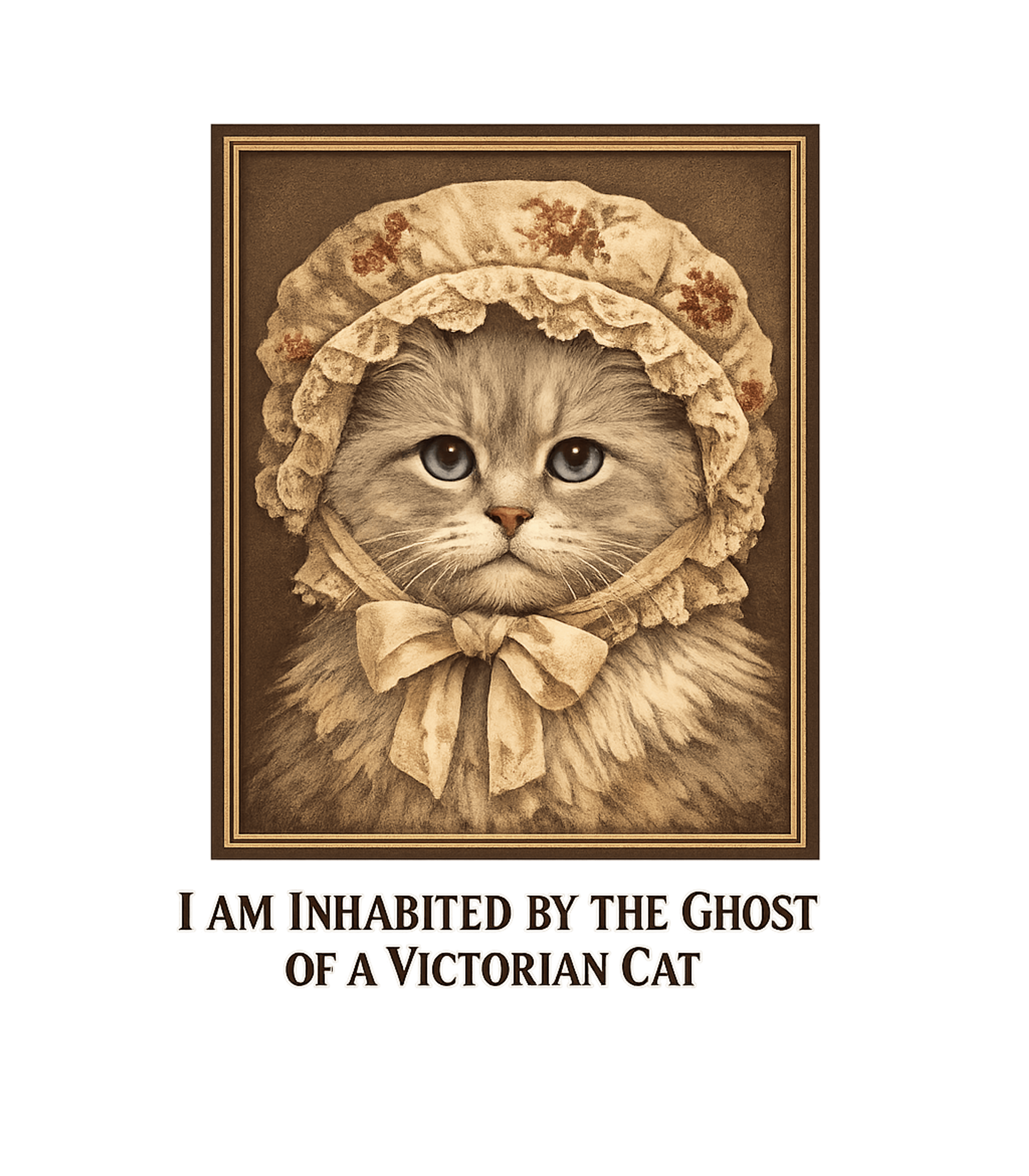 Victorian Cat Ghost Cats Crewneck Sweatshirt featuring Step back in time with this charming tee featuring a fluffy – designed by Geoff Brown @ SunFrog Victorian Cat Ghost Cats Crewneck Sweatshirt featuring Step back in time with this charming tee featuring a fluffy – designed by Geoff Brown @ SunFrog