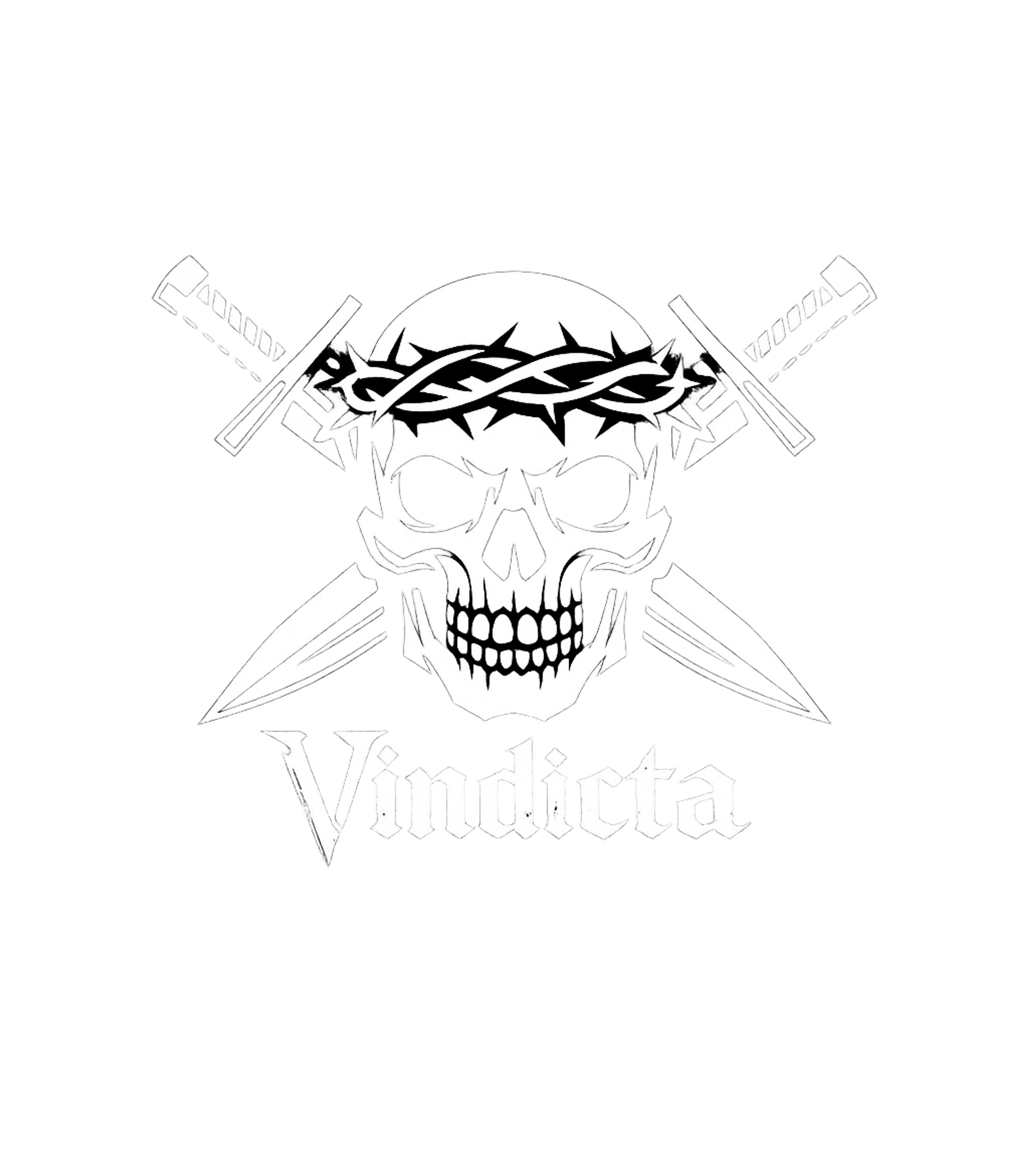 Vindicta Skull Swords Christian Faith Premium T-Shirt featuring Embrace a powerful message of justice and retribution with t – designed by Geoff Brown @ SunFrog Vindicta Skull Swords Christian Faith Premium T-Shirt featuring Embrace a powerful message of justice and retribution with t – designed by Geoff Brown @ SunFrog