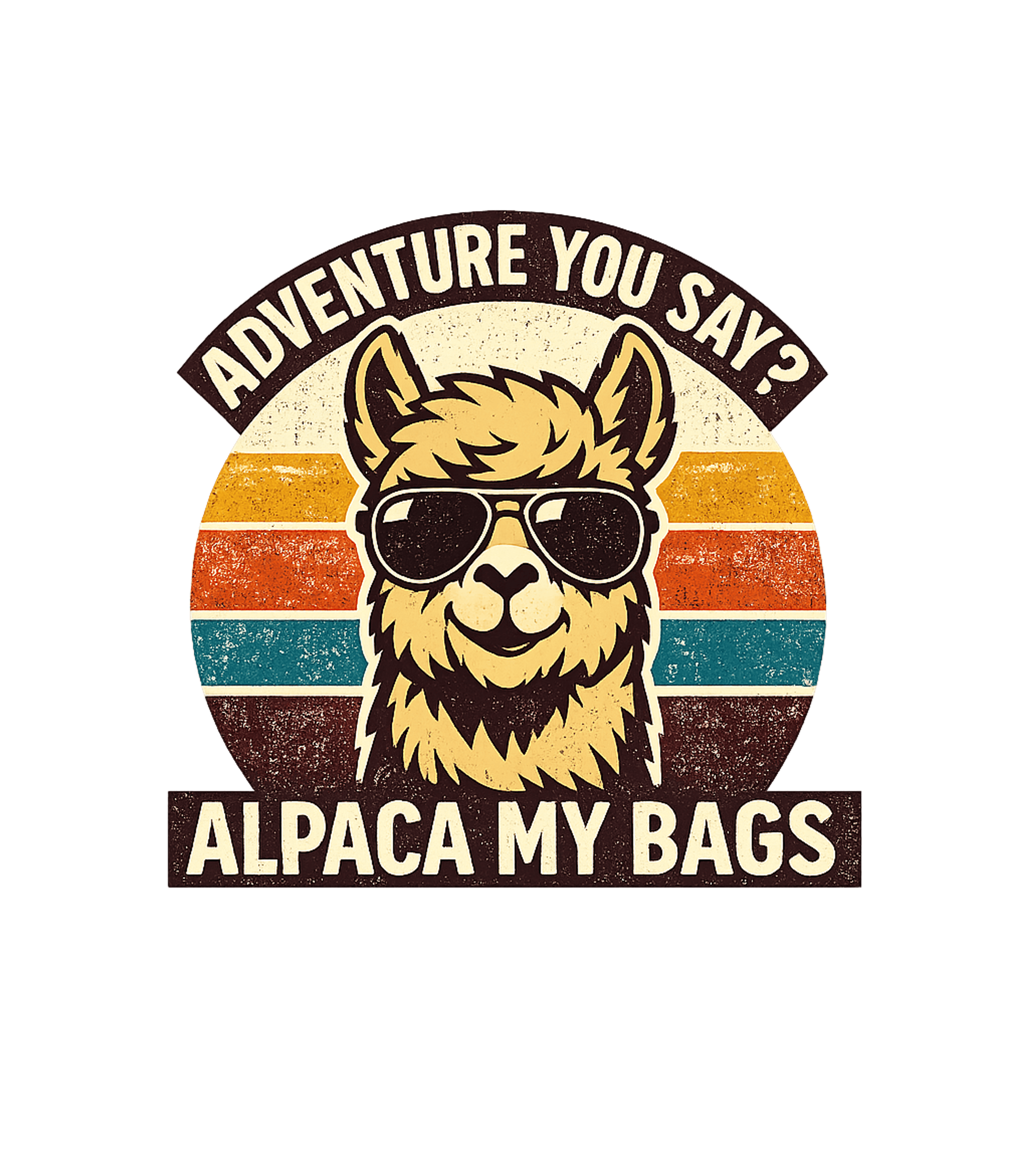 Vintage Alpaca Adventure You Say? Alpaca My Bags Graphic Premium T-Shirt featuring Generated via Design Mixer – designed by Geoff Brown @ SunFrog Vintage Alpaca Adventure You Say? Alpaca My Bags Graphic Premium T-Shirt featuring Generated via Design Mixer – designed by Geoff Brown @ SunFrog