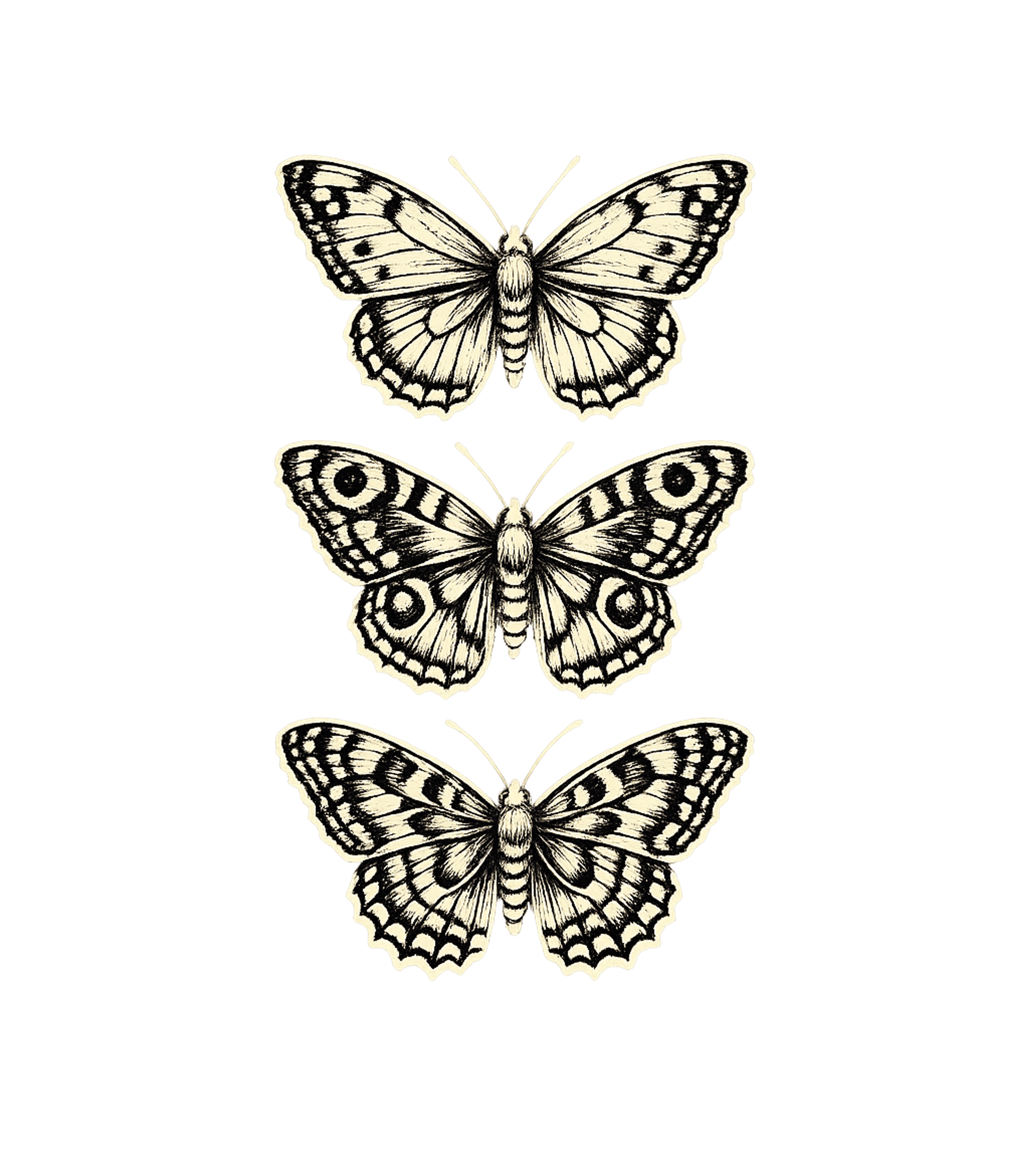 Vintage Butterfly Trio First Responders Premium T-Shirt featuring Showcase your love for nature with this elegant design featu – designed by Geoff Brown @ SunFrog Vintage Butterfly Trio First Responders Premium T-Shirt featuring Showcase your love for nature with this elegant design featu – designed by Geoff Brown @ SunFrog