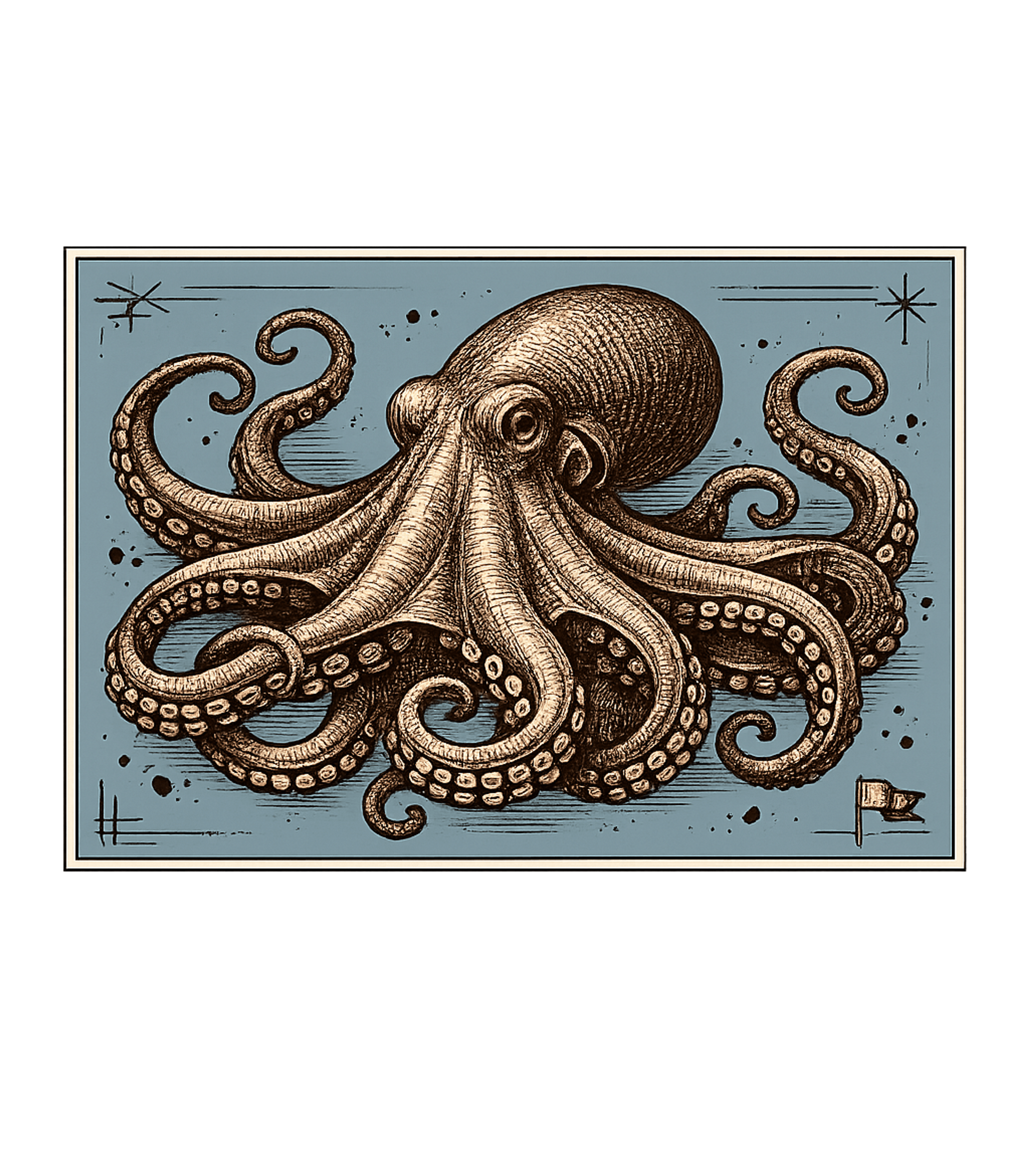 Vintage Octopus Illustration Wildlife Hooded Sweatshirt featuring Embrace the depths with this detailed vintage-style octopus – designed by Geoff Brown @ SunFrog Vintage Octopus Illustration Wildlife Hooded Sweatshirt featuring Embrace the depths with this detailed vintage-style octopus – designed by Geoff Brown @ SunFrog