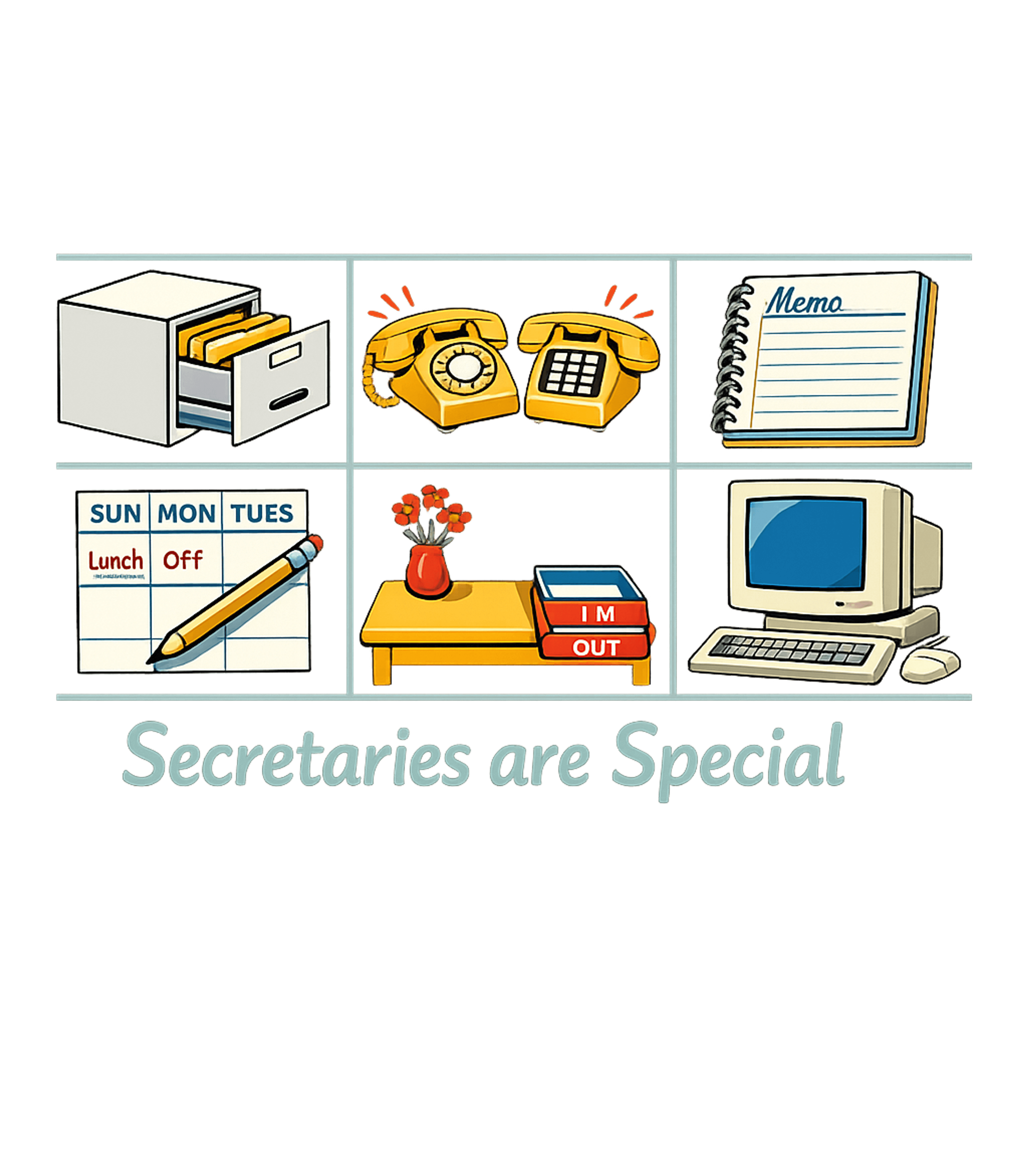 Vintage "Secretaries Are Special" Single Stitch T-Shirt (1990s) Graphic Premium T-Shirt featuring Generated via Design Mixer – designed by Geoff Brown @ SunFrog Vintage "Secretaries Are Special" Single Stitch T-Shirt (1990s) Graphic Premium T-Shirt featuring Generated via Design Mixer – designed by Geoff Brown @ SunFrog