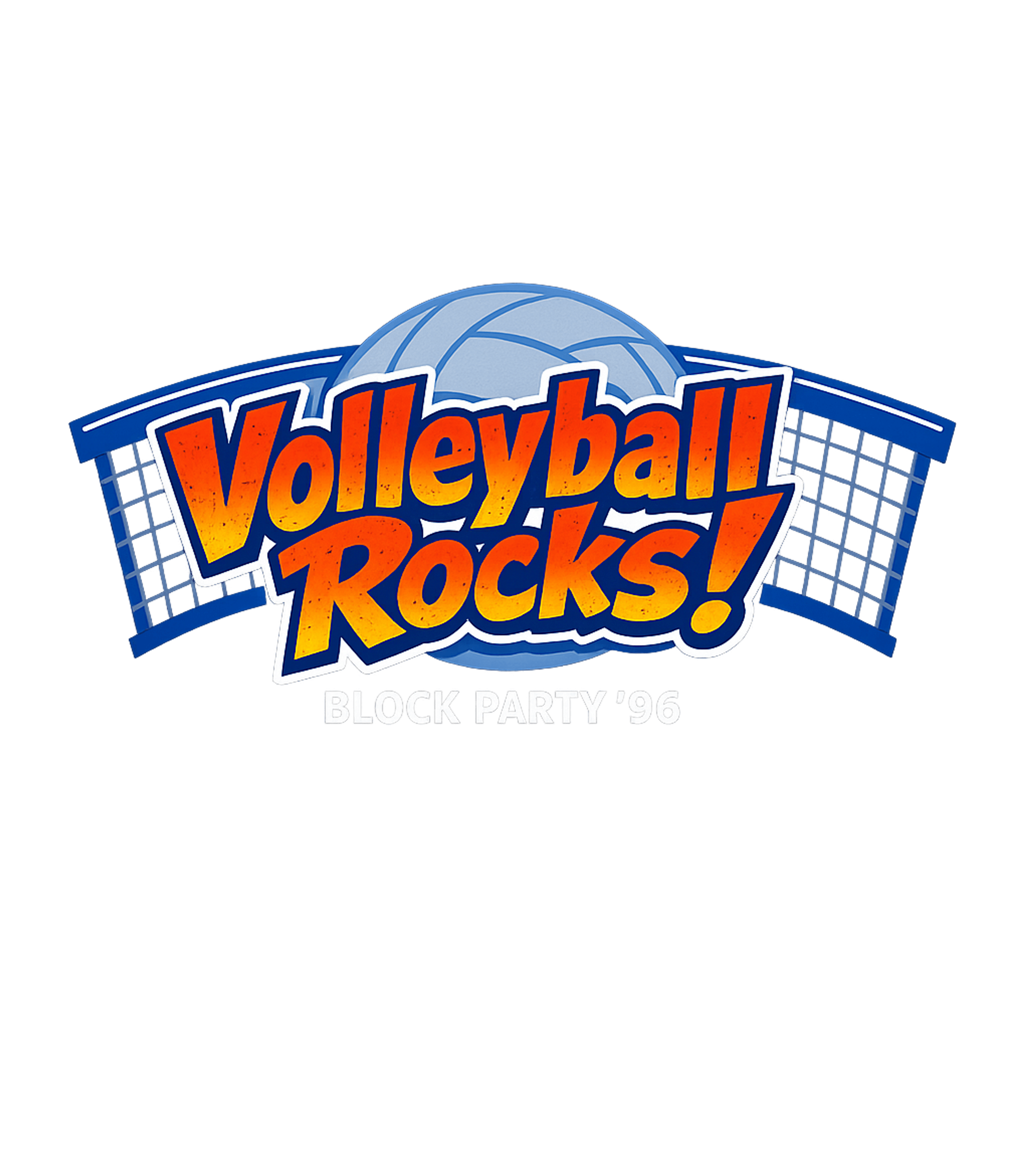 Volleyball Rocks Block Party Fitness Premium T-Shirt featuring Celebrate the spirit of '96 with this retro 'Volleyball Rock – designed by Geoff Brown @ SunFrog Volleyball Rocks Block Party Fitness Premium T-Shirt featuring Celebrate the spirit of '96 with this retro 'Volleyball Rock – designed by Geoff Brown @ SunFrog
