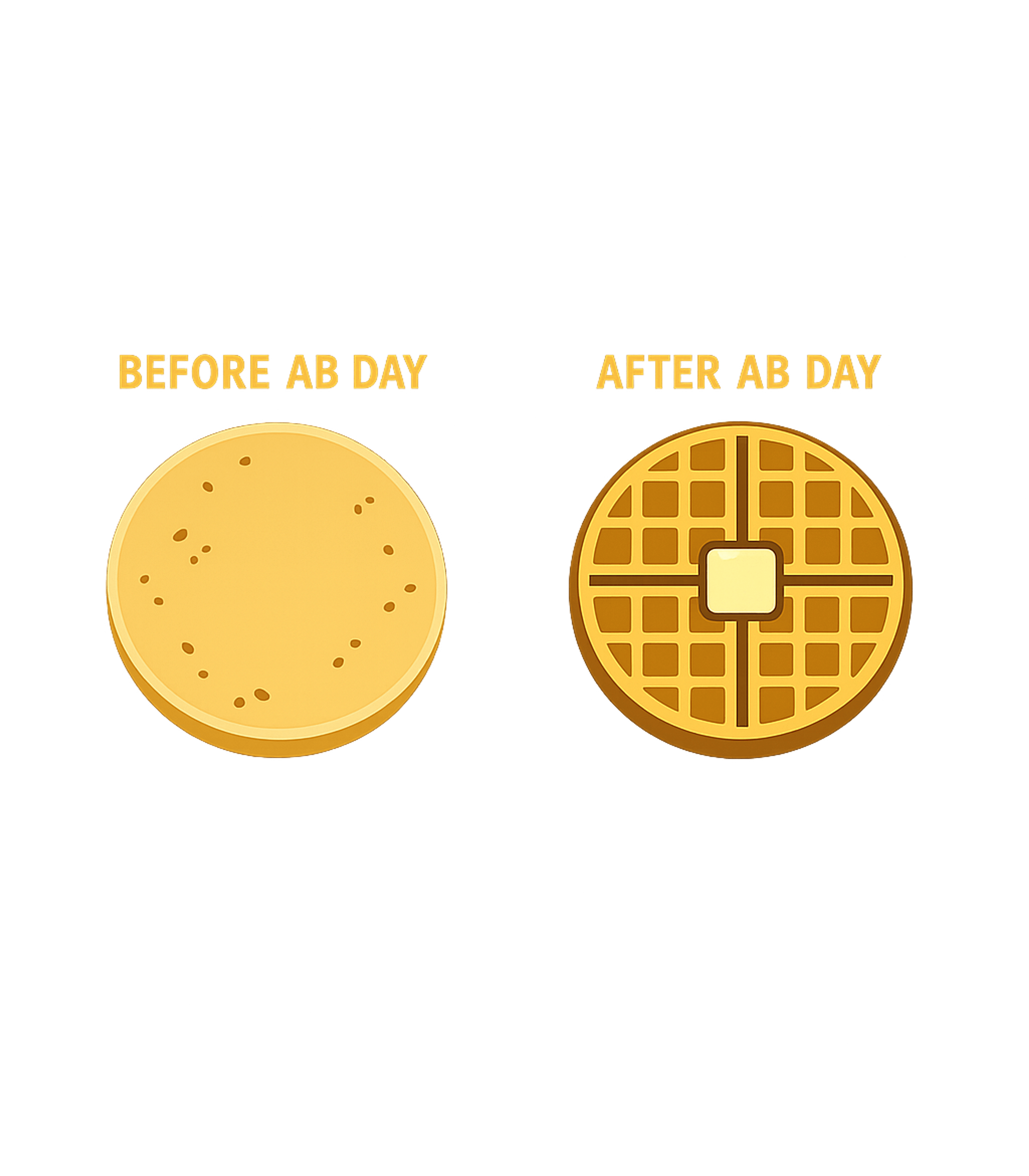 Waffle Abs Transformation Meme Humor Premium T-Shirt featuring Get a laugh with this clever fitness humor design – designed by Geoff Brown @ SunFrog Waffle Abs Transformation Meme Humor Premium T-Shirt featuring Get a laugh with this clever fitness humor design – designed by Geoff Brown @ SunFrog