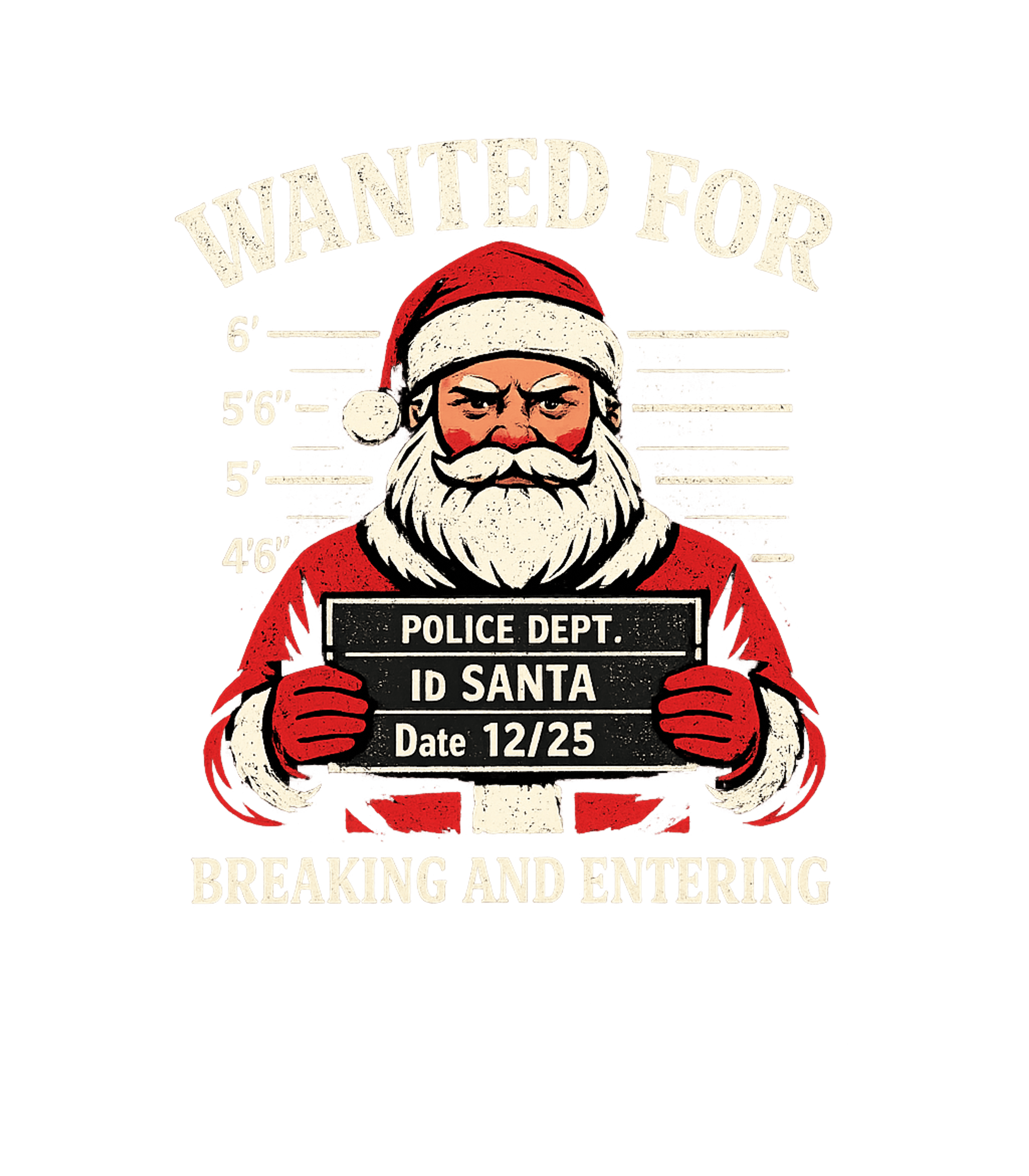 Wanted Santa Mugshot Sarcasm Premium T-Shirt featuring This festive and humorous design features Santa Claus in a p – designed by Geoff Brown @ SunFrog Wanted Santa Mugshot Sarcasm Premium T-Shirt featuring This festive and humorous design features Santa Claus in a p – designed by Geoff Brown @ SunFrog