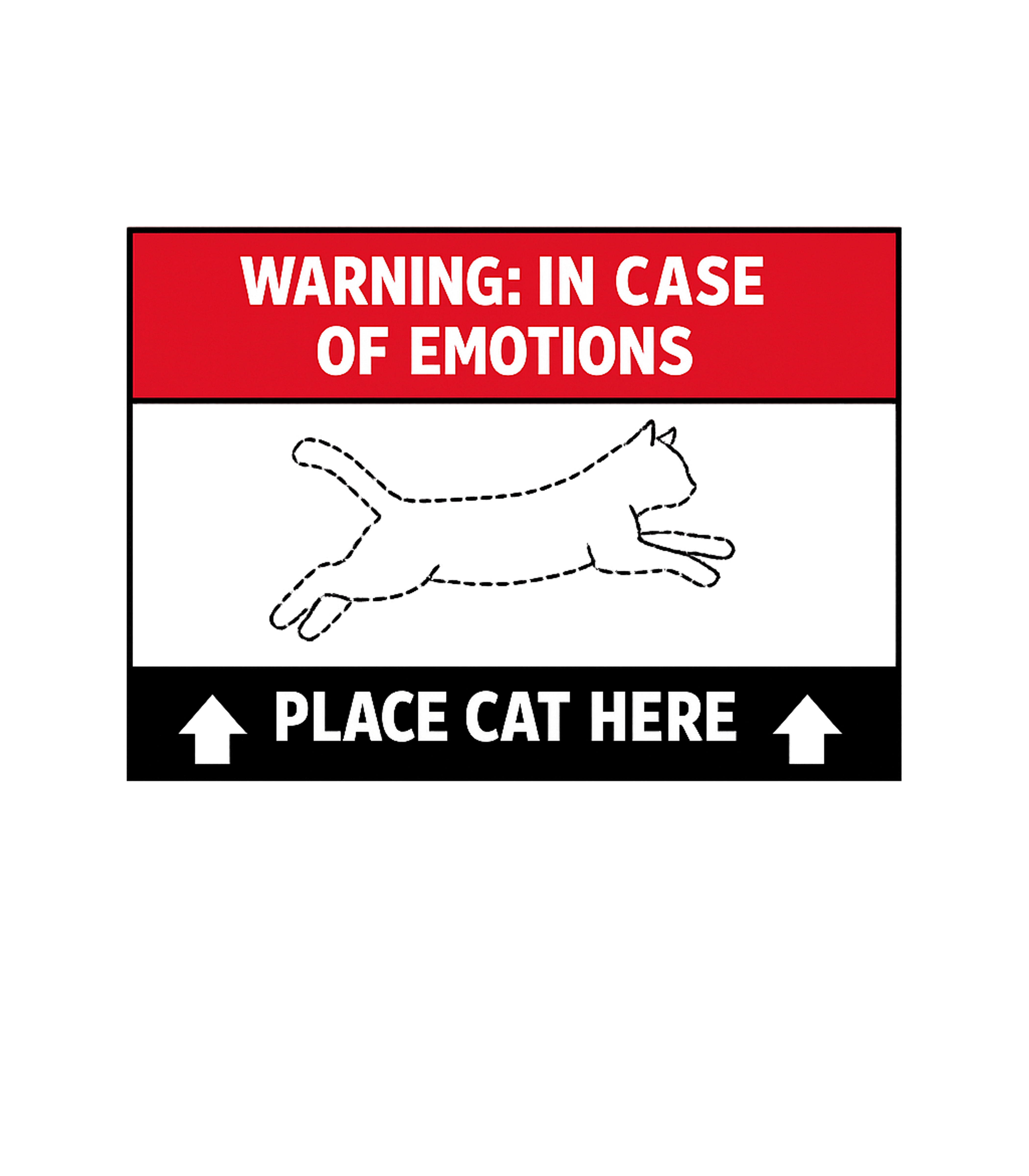 Warning Emotions Cat Cats Premium T-Shirt featuring This humorous design features a bold warning for emotional m – designed by Geoff Brown @ SunFrog Warning Emotions Cat Cats Premium T-Shirt featuring This humorous design features a bold warning for emotional m – designed by Geoff Brown @ SunFrog