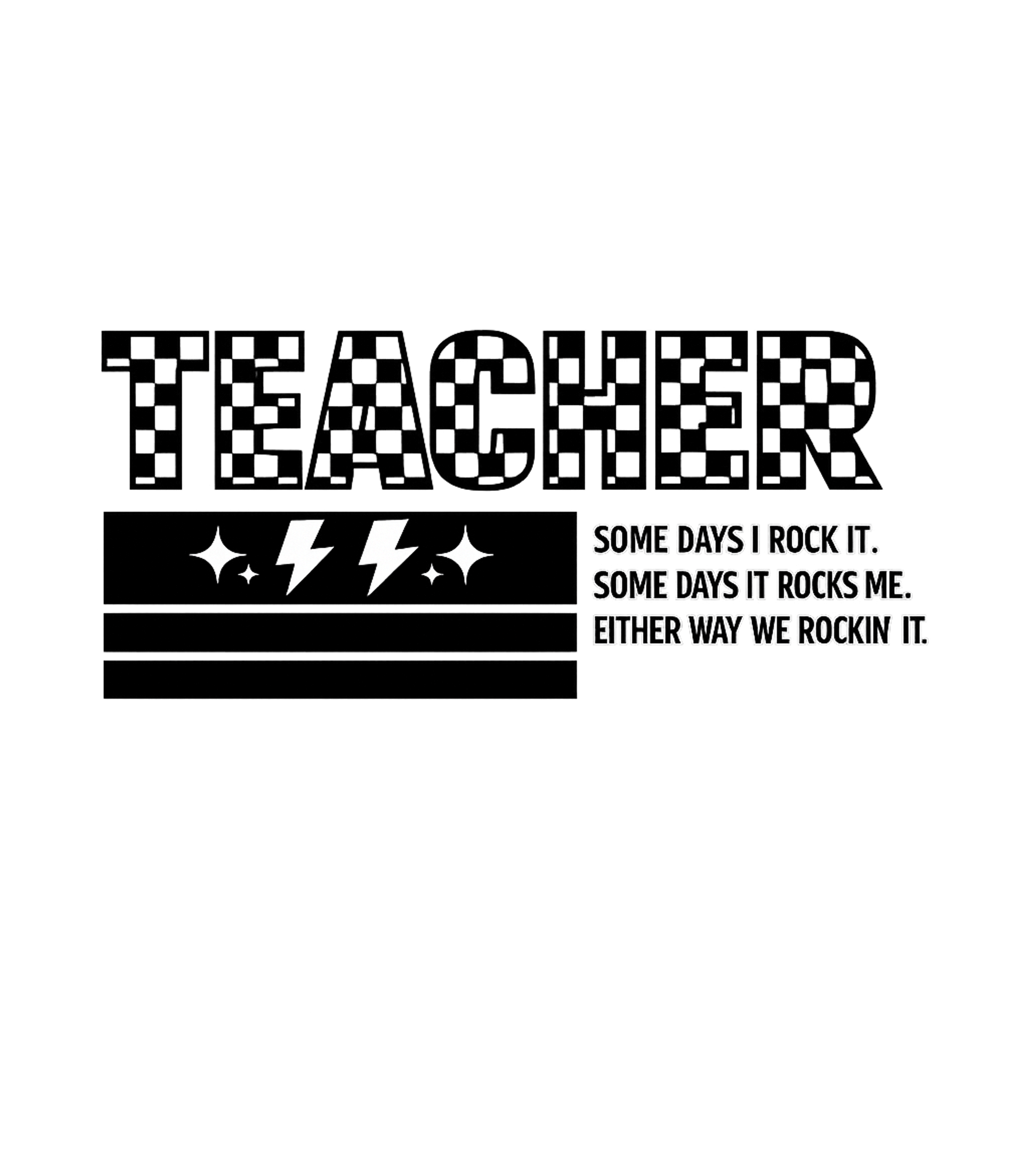 We Rockin' It Inspirational Messages Sticker featuring This design captures a resilient and positive attitude towar – designed by Geoff Brown @ SunFrog We Rockin' It Inspirational Messages Sticker featuring This design captures a resilient and positive attitude towar – designed by Geoff Brown @ SunFrog