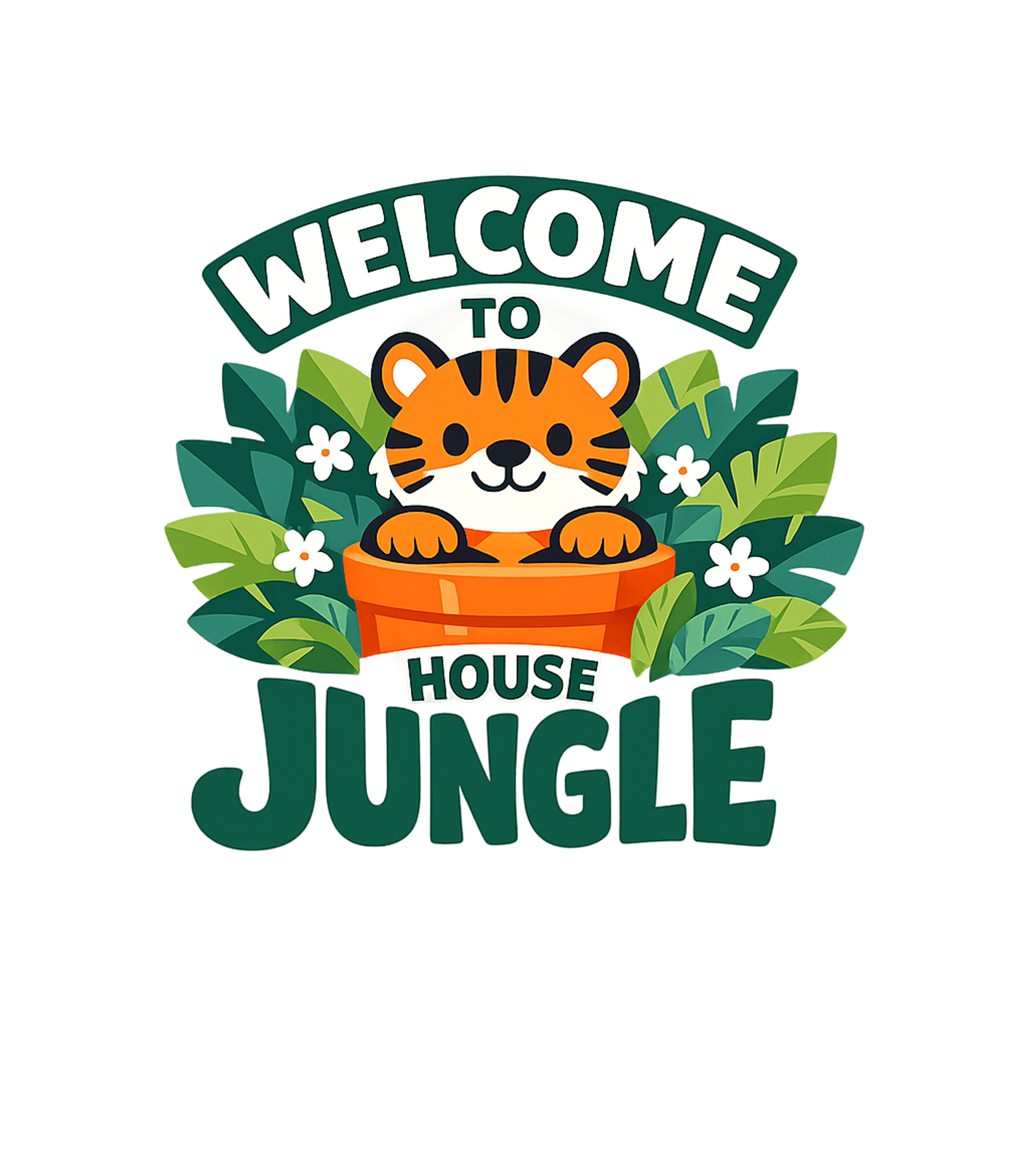 Welcome House Jungle Wildlife Premium T-Shirt featuring Embrace the wild side with this adorable cartoon tiger peeki – designed by Geoff Brown @ SunFrog Welcome House Jungle Wildlife Premium T-Shirt featuring Embrace the wild side with this adorable cartoon tiger peeki – designed by Geoff Brown @ SunFrog