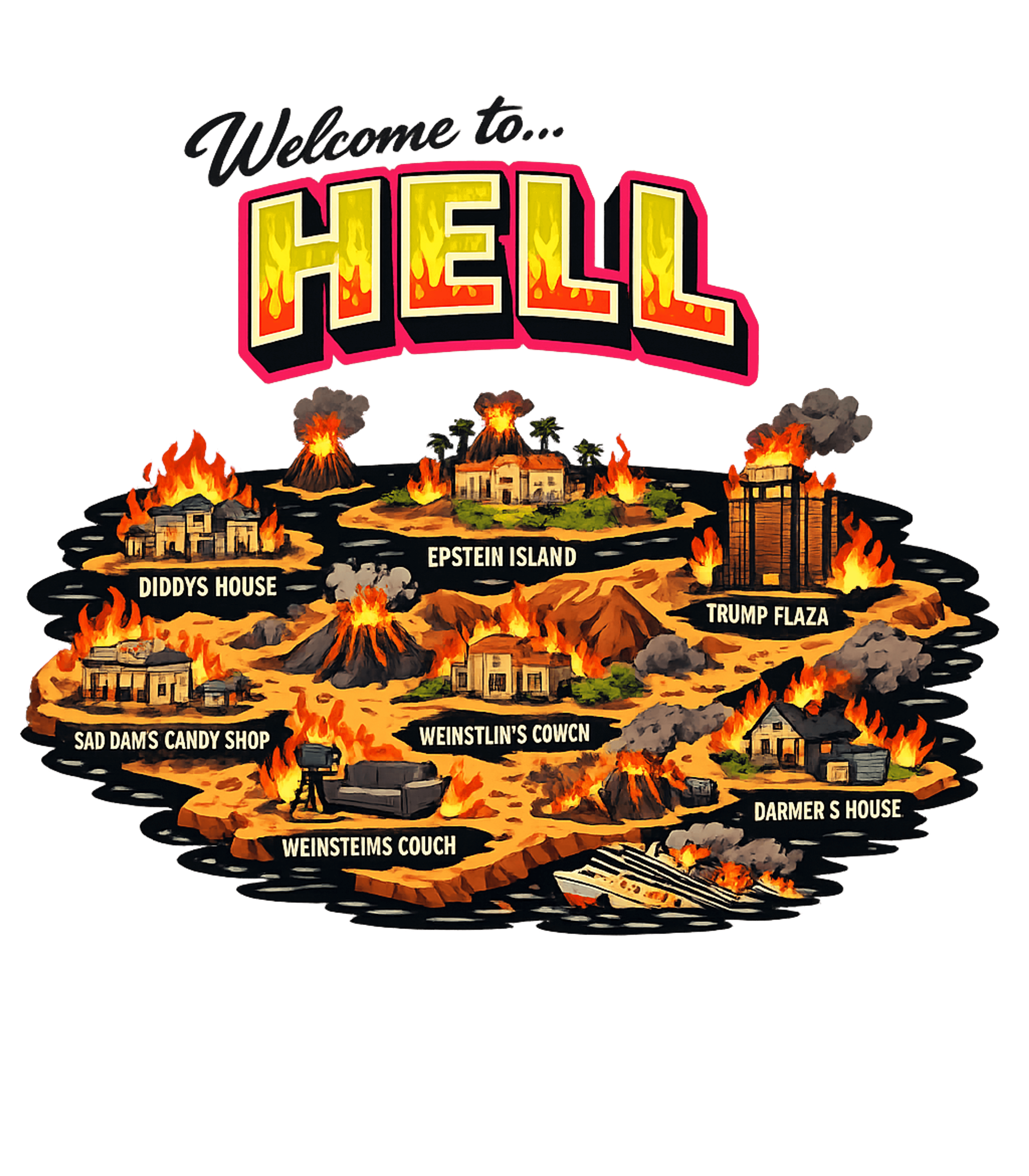 Welcome to Hell T-Shirt Graphic Premium T-Shirt featuring Generated via Design Mixer – designed by Geoff Brown @ SunFrog Welcome to Hell T-Shirt Graphic Premium T-Shirt featuring Generated via Design Mixer – designed by Geoff Brown @ SunFrog