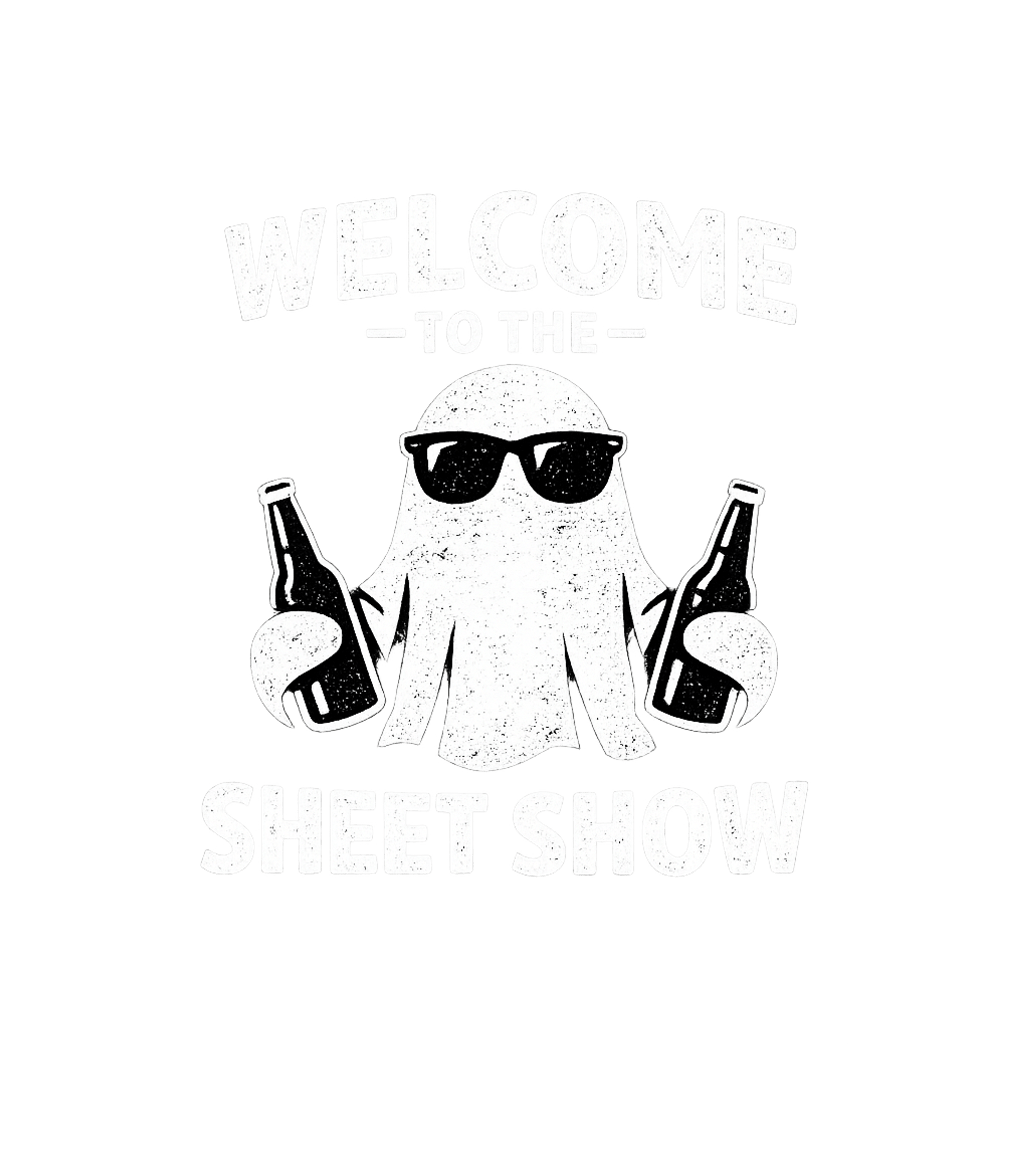 Welcome To The Sheet Show halloween Sticker featuring Embrace the chaos with this humorous graphic tee featuring a – designed by Geoff Brown @ SunFrog Welcome To The Sheet Show halloween Sticker featuring Embrace the chaos with this humorous graphic tee featuring a – designed by Geoff Brown @ SunFrog