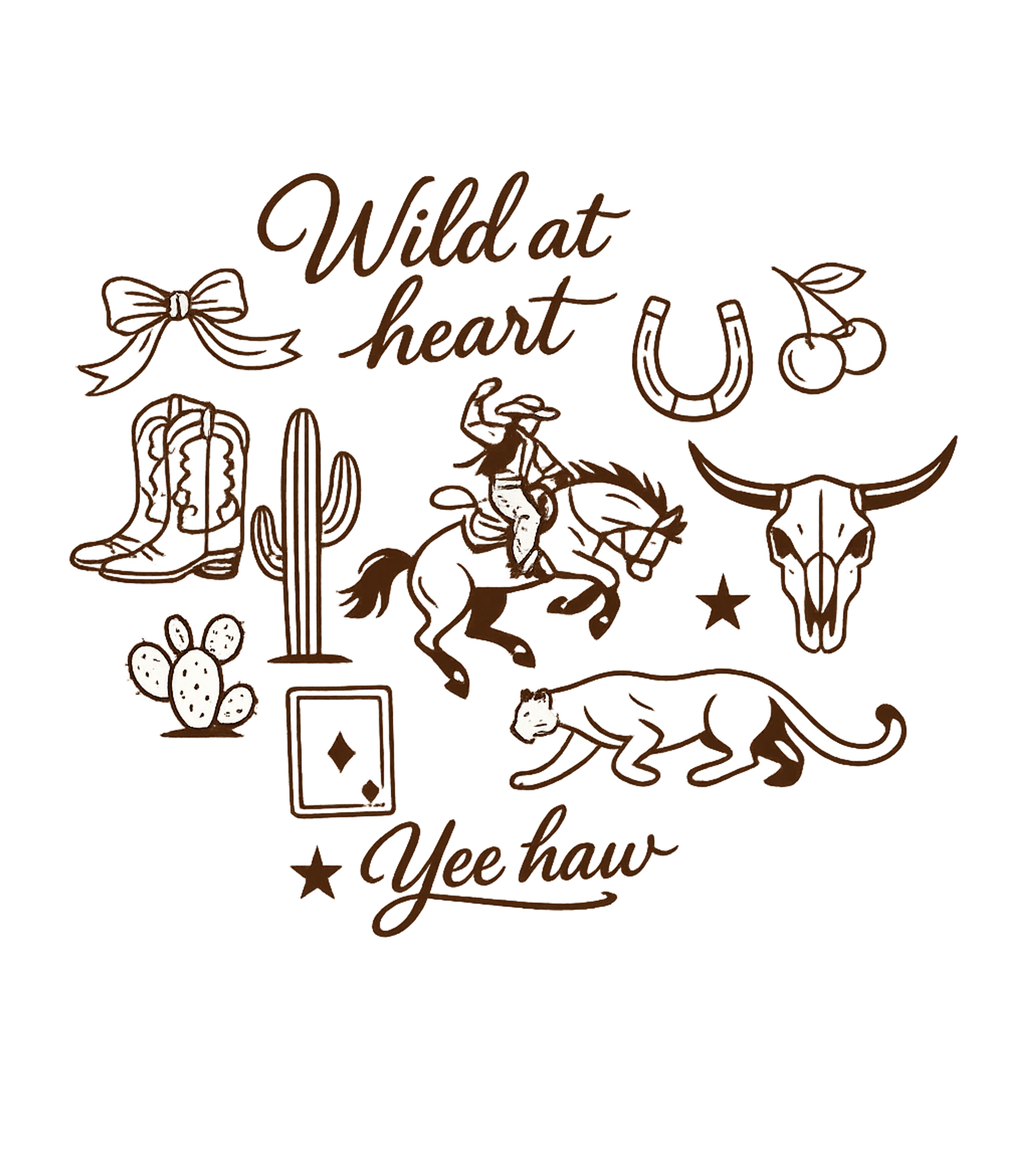 Wild at Heart Yee Haw Horses Premium T-Shirt featuring Embrace your inner cowboy or cowgirl with this rustic Wester – designed by Geoff Brown @ SunFrog Wild at Heart Yee Haw Horses Premium T-Shirt featuring Embrace your inner cowboy or cowgirl with this rustic Wester – designed by Geoff Brown @ SunFrog