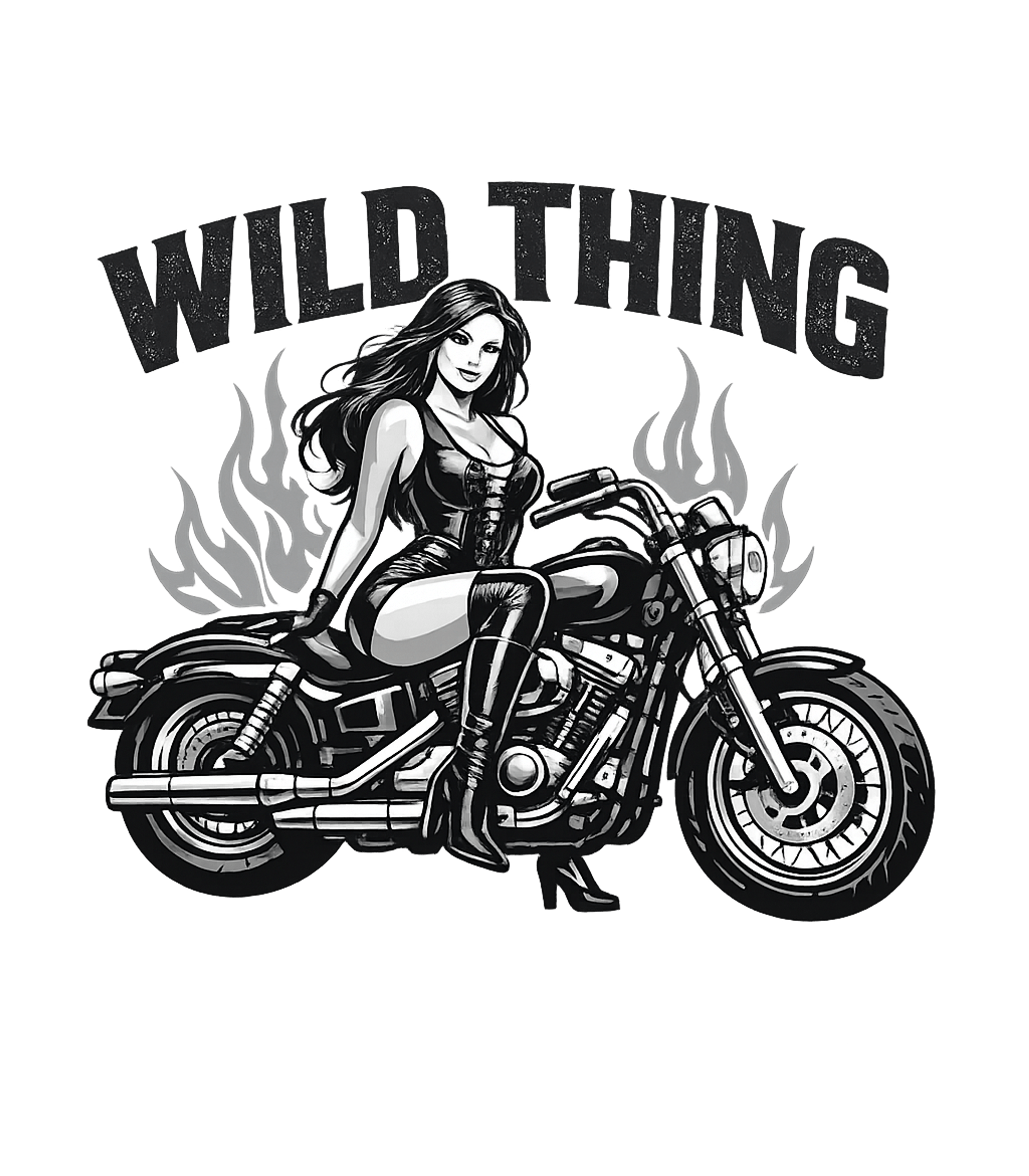 Wild Thing Biker Girl Cars Premium T-Shirt featuring Embrace your rebellious spirit with this graphic featuring a – designed by Geoff Brown @ SunFrog Wild Thing Biker Girl Cars Premium T-Shirt featuring Embrace your rebellious spirit with this graphic featuring a – designed by Geoff Brown @ SunFrog