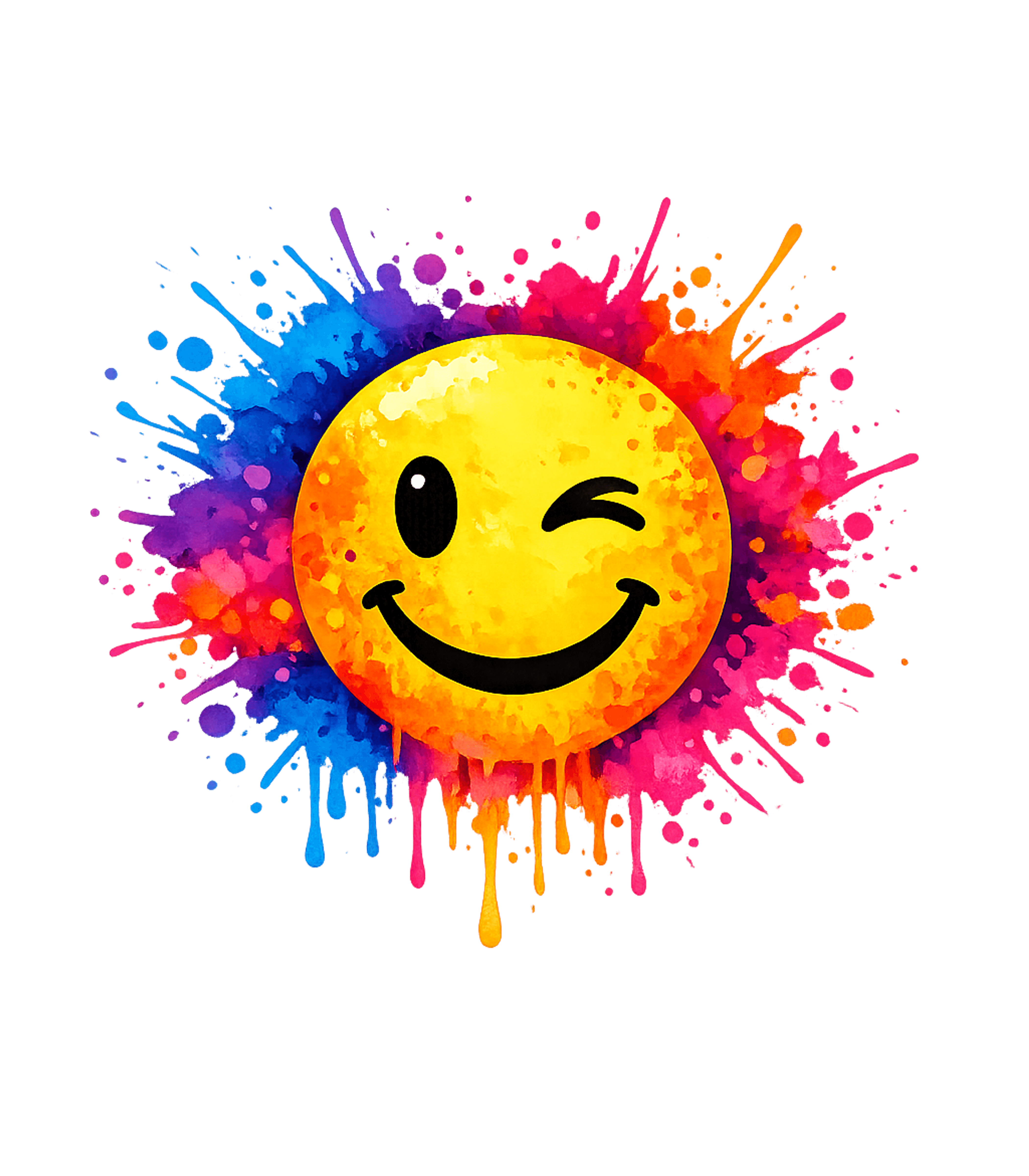 Winking Smiley Paint Splash Meme Humor Hooded Sweatshirt featuring Express your cheerful side with this vibrant graphic featuri – designed by Geoff Brown @ SunFrog Winking Smiley Paint Splash Meme Humor Hooded Sweatshirt featuring Express your cheerful side with this vibrant graphic featuri – designed by Geoff Brown @ SunFrog