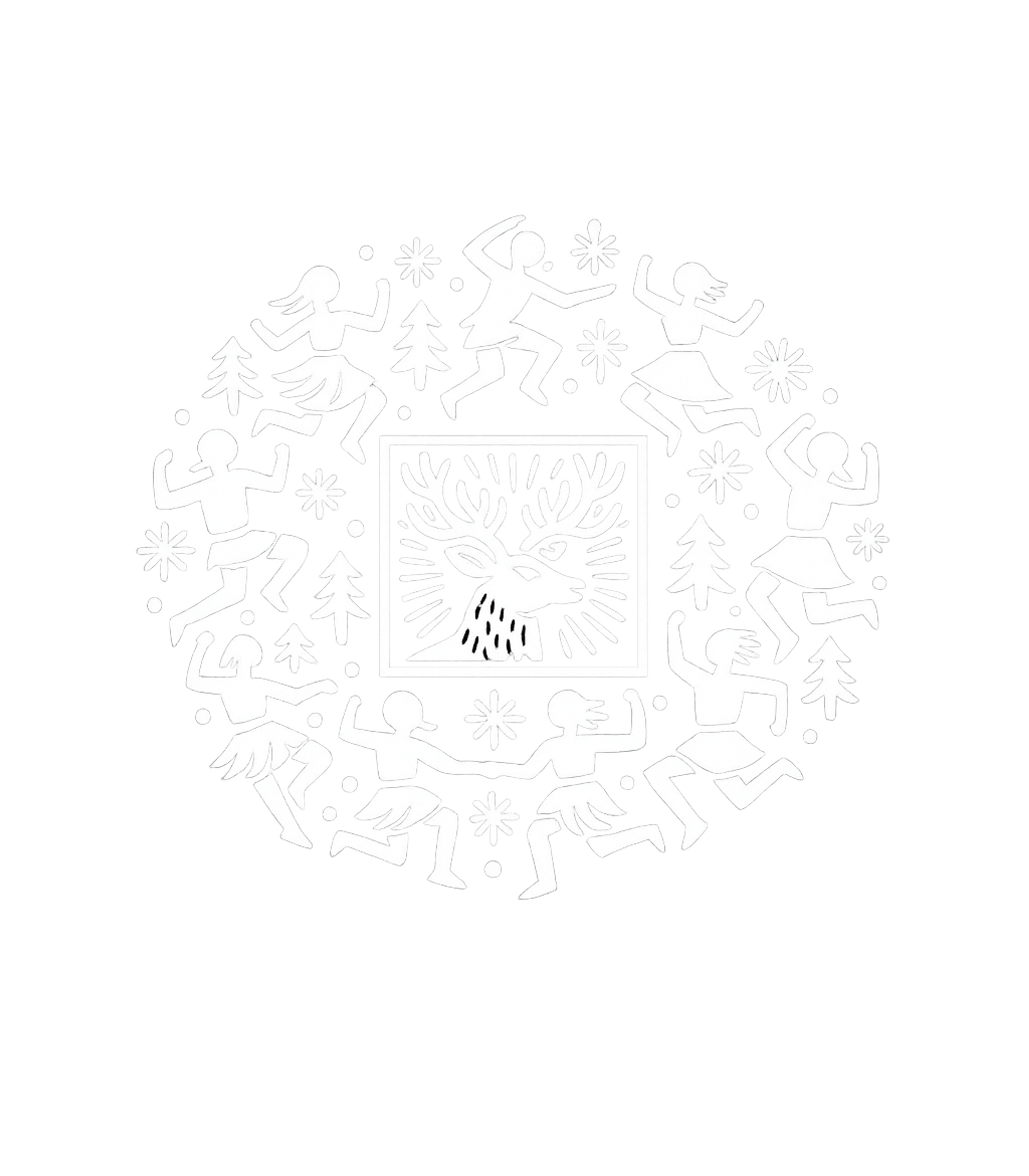 Winter Forest Celebration Wildlife Hooded Sweatshirt featuring Embrace the magic of winter with this captivating folk art d – designed by Geoff Brown @ SunFrog Winter Forest Celebration Wildlife Hooded Sweatshirt featuring Embrace the magic of winter with this captivating folk art d – designed by Geoff Brown @ SunFrog