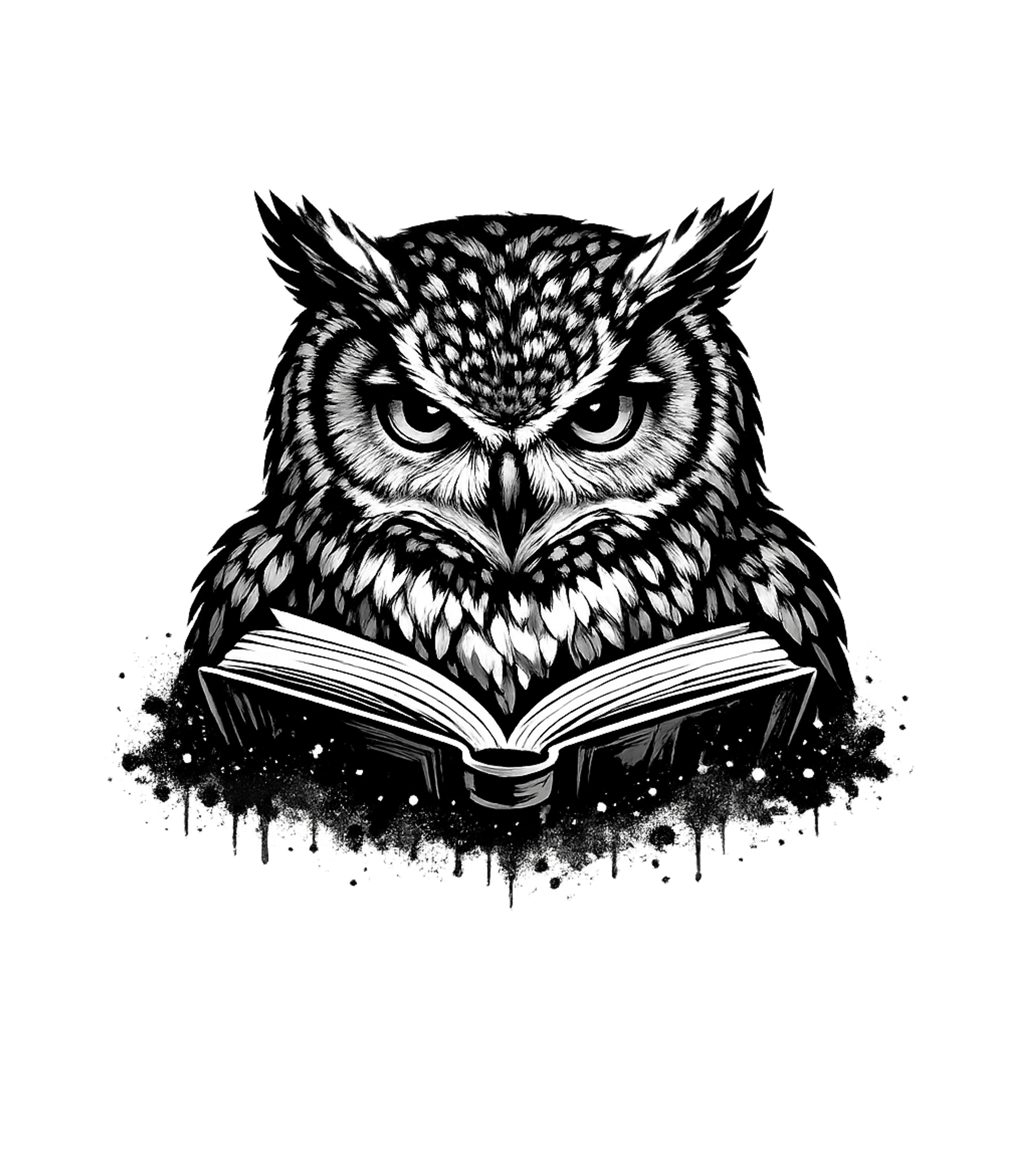 Wise Owl Bookworm Wildlife Hooded Sweatshirt featuring Embrace the wisdom of the night with this striking black and – designed by Geoff Brown @ SunFrog Wise Owl Bookworm Wildlife Hooded Sweatshirt featuring Embrace the wisdom of the night with this striking black and – designed by Geoff Brown @ SunFrog