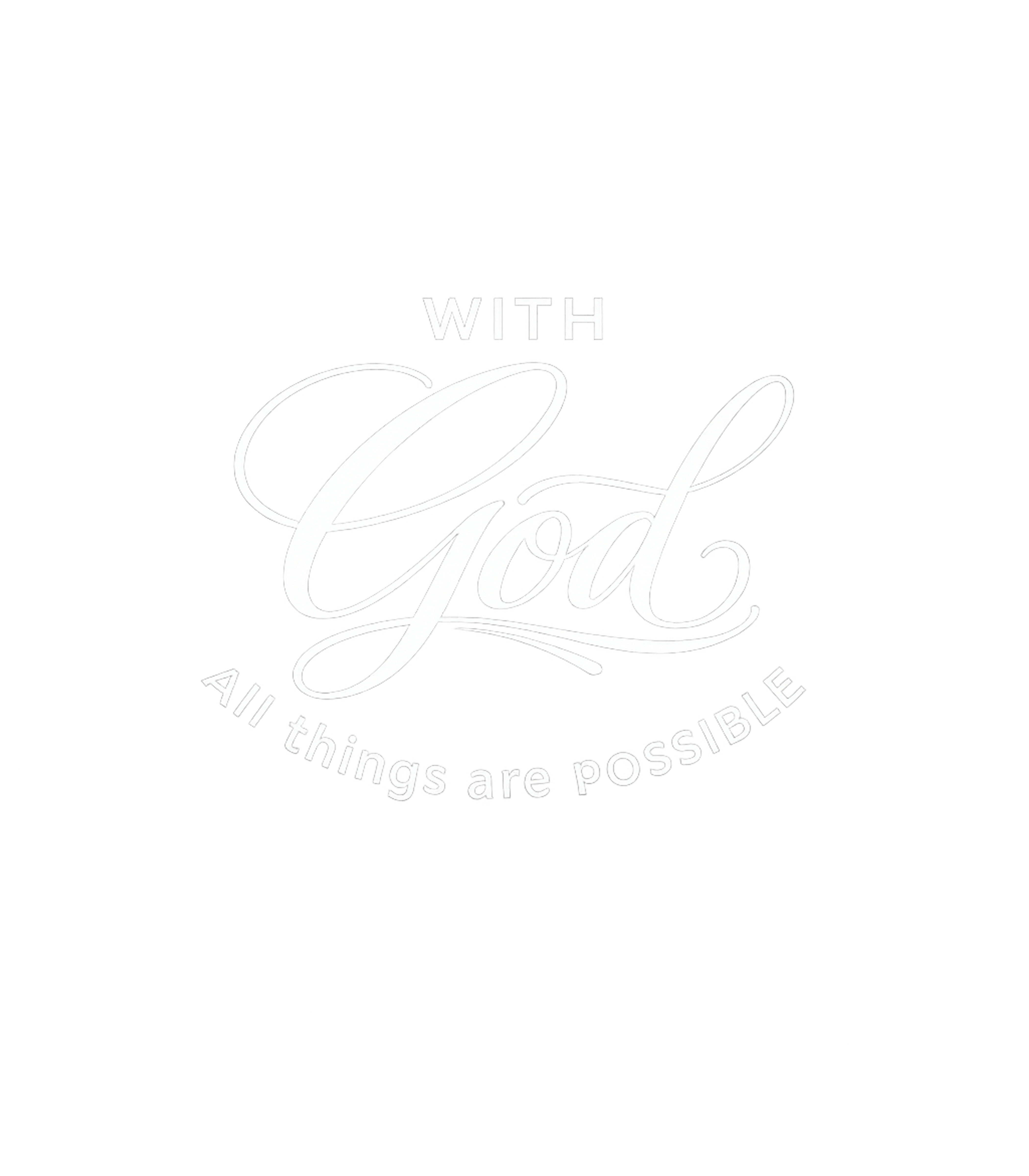 With God Possible Christian Faith Premium T-Shirt featuring Wear your faith with this elegant black and white artwork fe – designed by Geoff Brown @ SunFrog With God Possible Christian Faith Premium T-Shirt featuring Wear your faith with this elegant black and white artwork fe – designed by Geoff Brown @ SunFrog