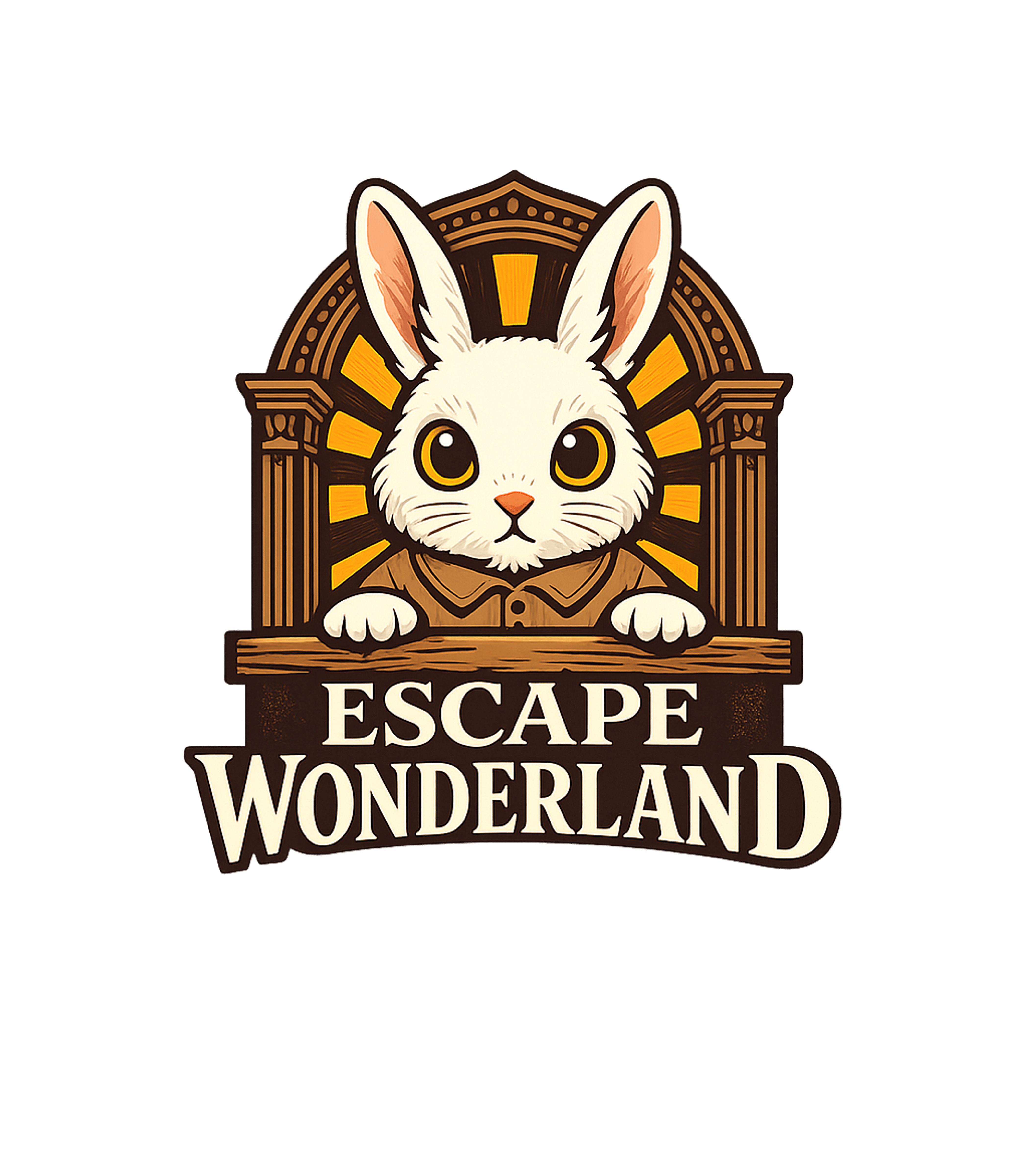 Wonderland Escape Rabbit Wildlife Premium T-Shirt featuring Dive into a whimsical adventure with this charming graphic f – designed by Geoff Brown @ SunFrog Wonderland Escape Rabbit Wildlife Premium T-Shirt featuring Dive into a whimsical adventure with this charming graphic f – designed by Geoff Brown @ SunFrog