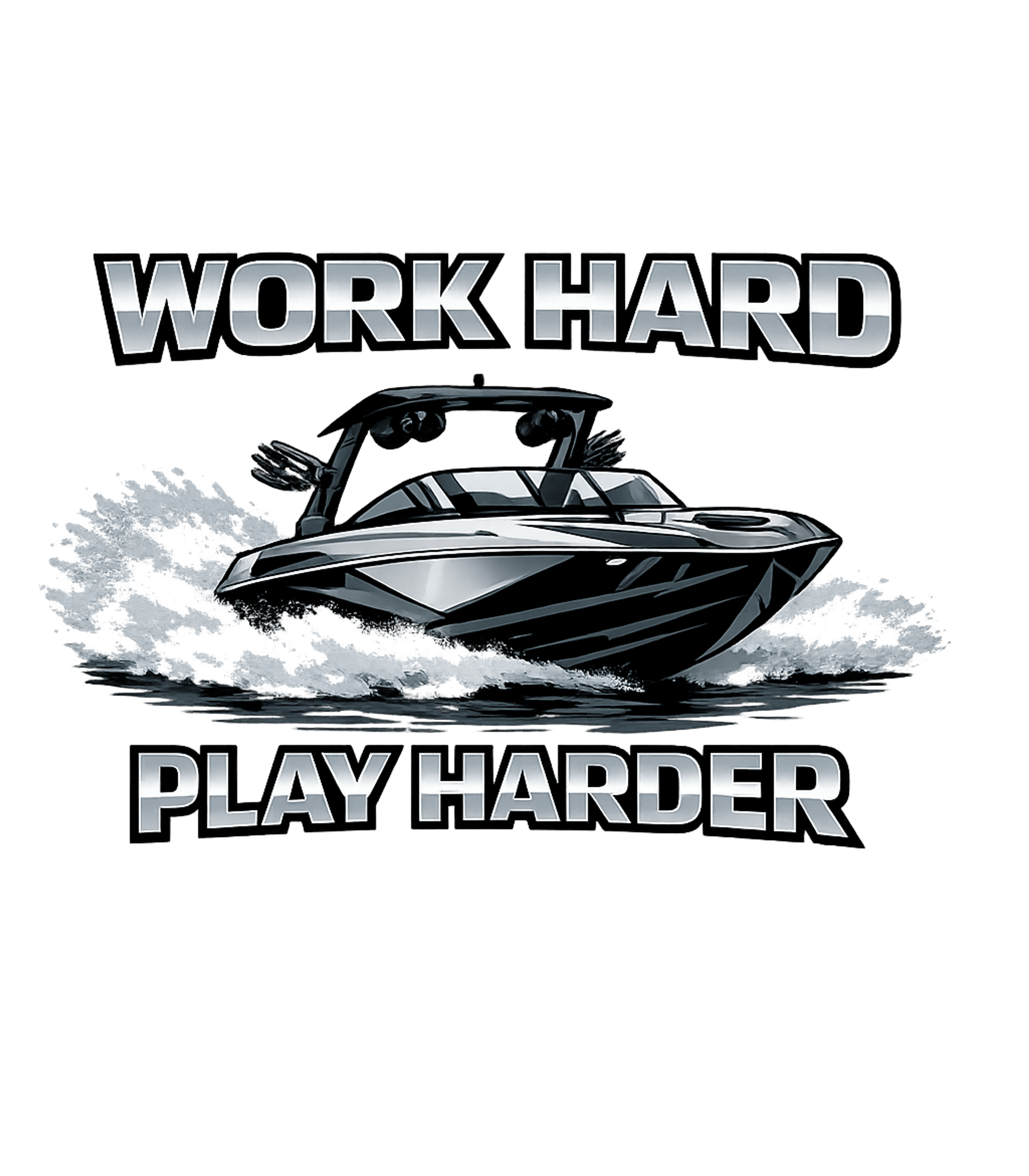 Work Hard Play Harder Boat Boating Hooded Sweatshirt featuring Embrace the spirit of hustle and thrill with this graphic te – designed by Geoff Brown @ SunFrog Work Hard Play Harder Boat Boating Hooded Sweatshirt featuring Embrace the spirit of hustle and thrill with this graphic te – designed by Geoff Brown @ SunFrog