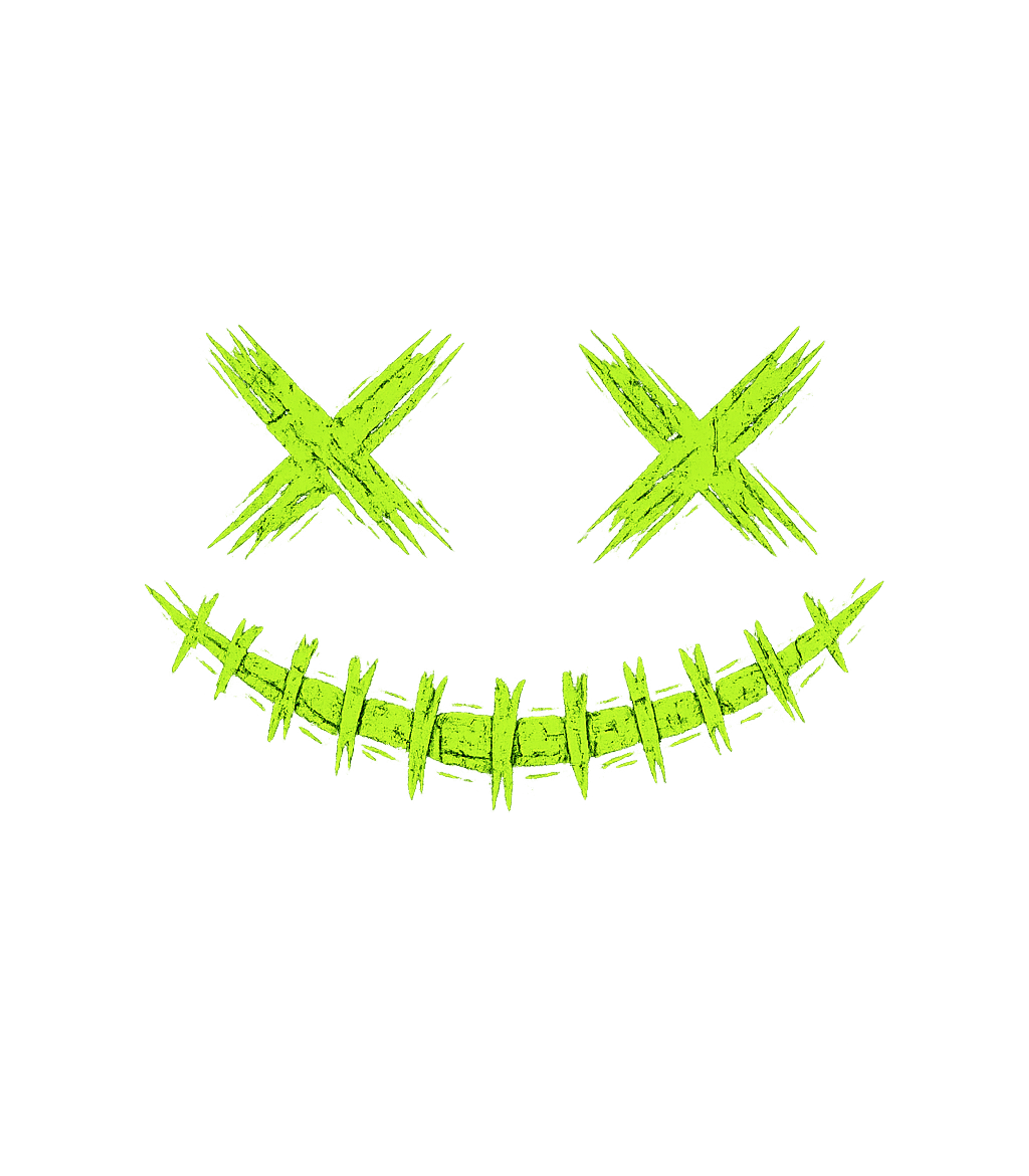 X Eyes Stitched Smile halloween Premium T-Shirt featuring Unleash a darkly playful vibe with this neon green, distress – designed by Geoff Brown @ SunFrog X Eyes Stitched Smile halloween Premium T-Shirt featuring Unleash a darkly playful vibe with this neon green, distress – designed by Geoff Brown @ SunFrog