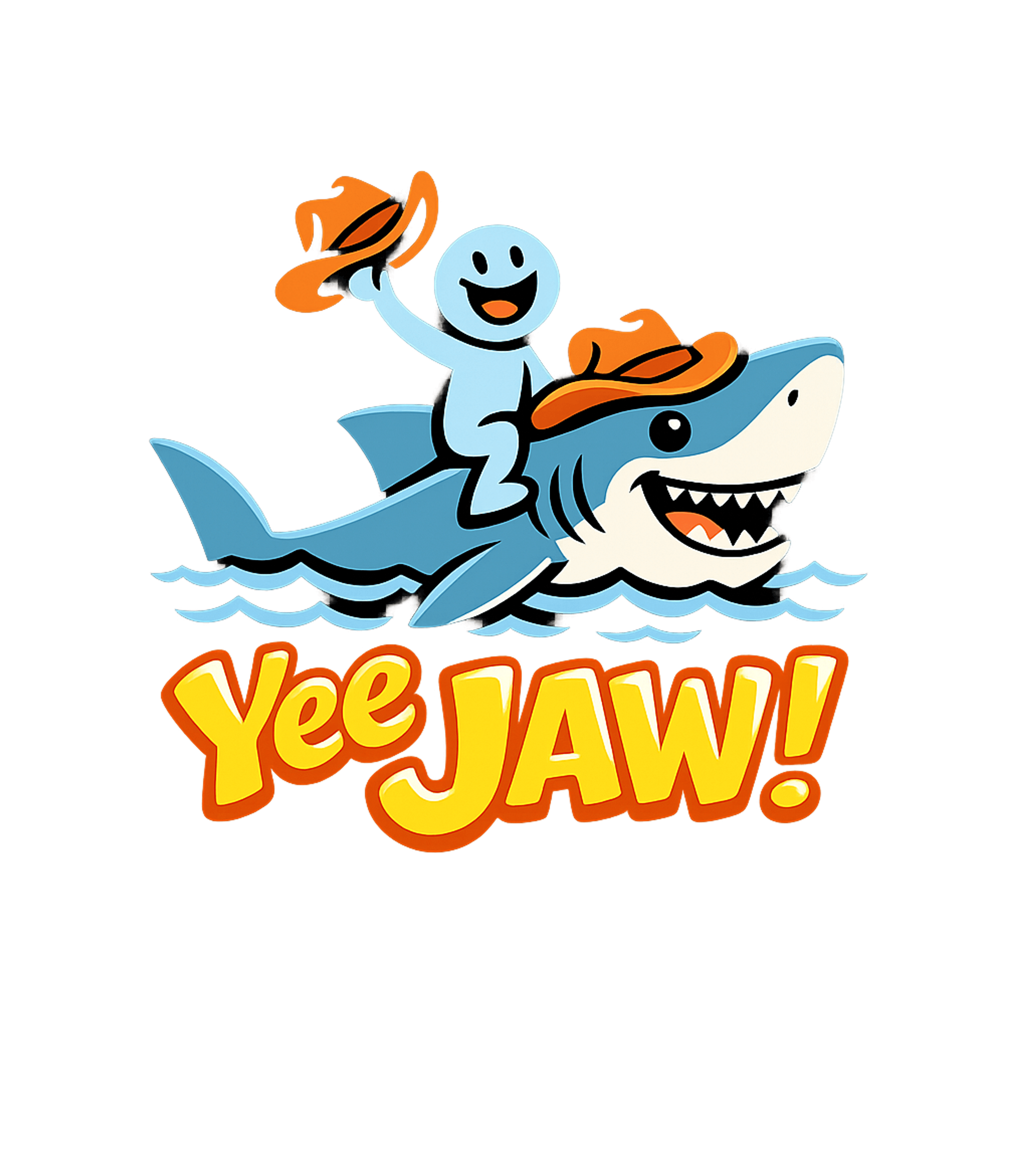 Yee Jaw Cowboy Shark Meme Humor Premium T-Shirt featuring Ride the wave of laughter with this hilarious graphic featur – designed by Geoff Brown @ SunFrog Yee Jaw Cowboy Shark Meme Humor Premium T-Shirt featuring Ride the wave of laughter with this hilarious graphic featur – designed by Geoff Brown @ SunFrog