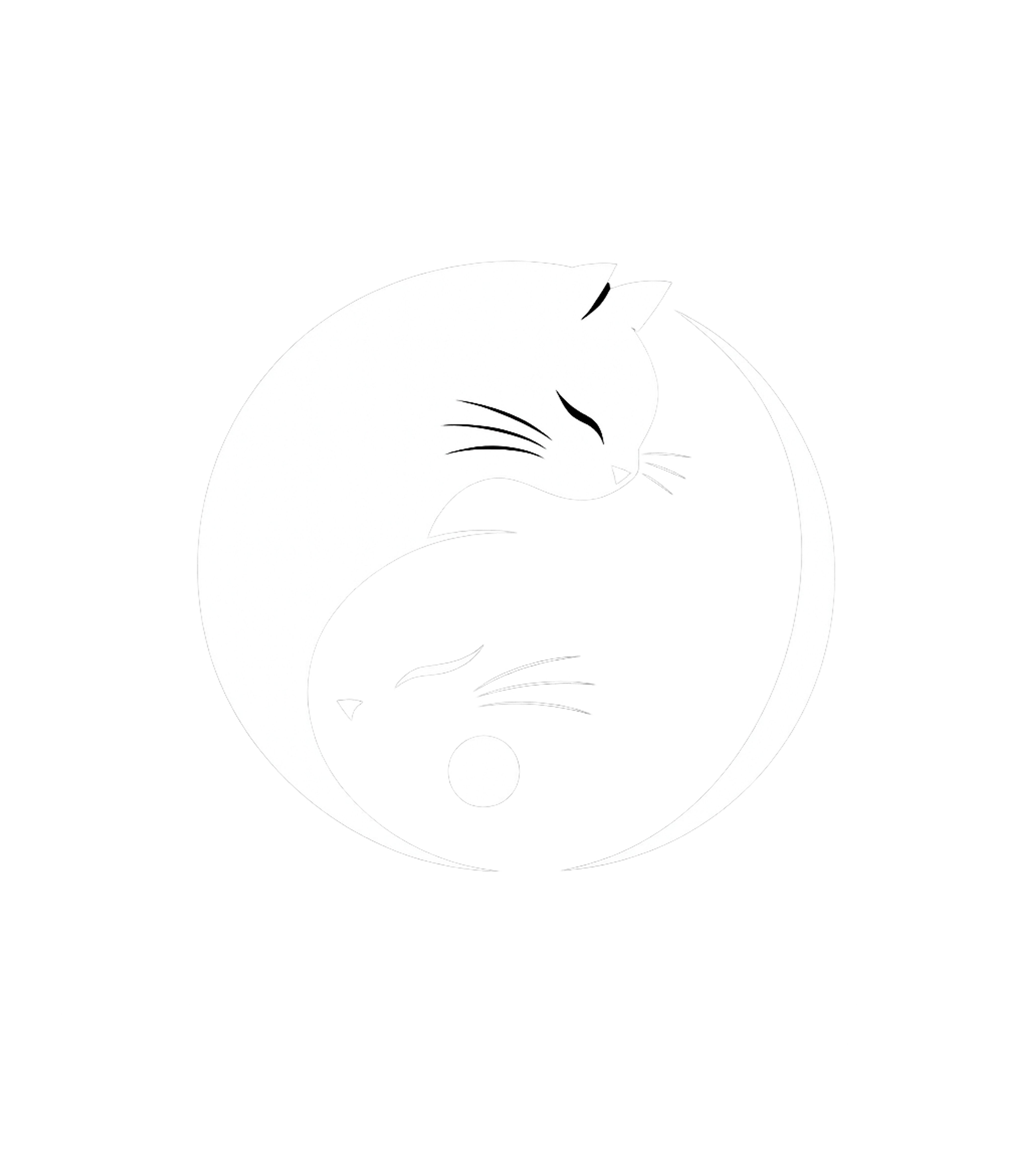 Yin Yang Cats Cats Sticker featuring Embrace the perfect balance of feline energy with this minim – designed by Geoff Brown @ SunFrog Yin Yang Cats Cats Sticker featuring Embrace the perfect balance of feline energy with this minim – designed by Geoff Brown @ SunFrog