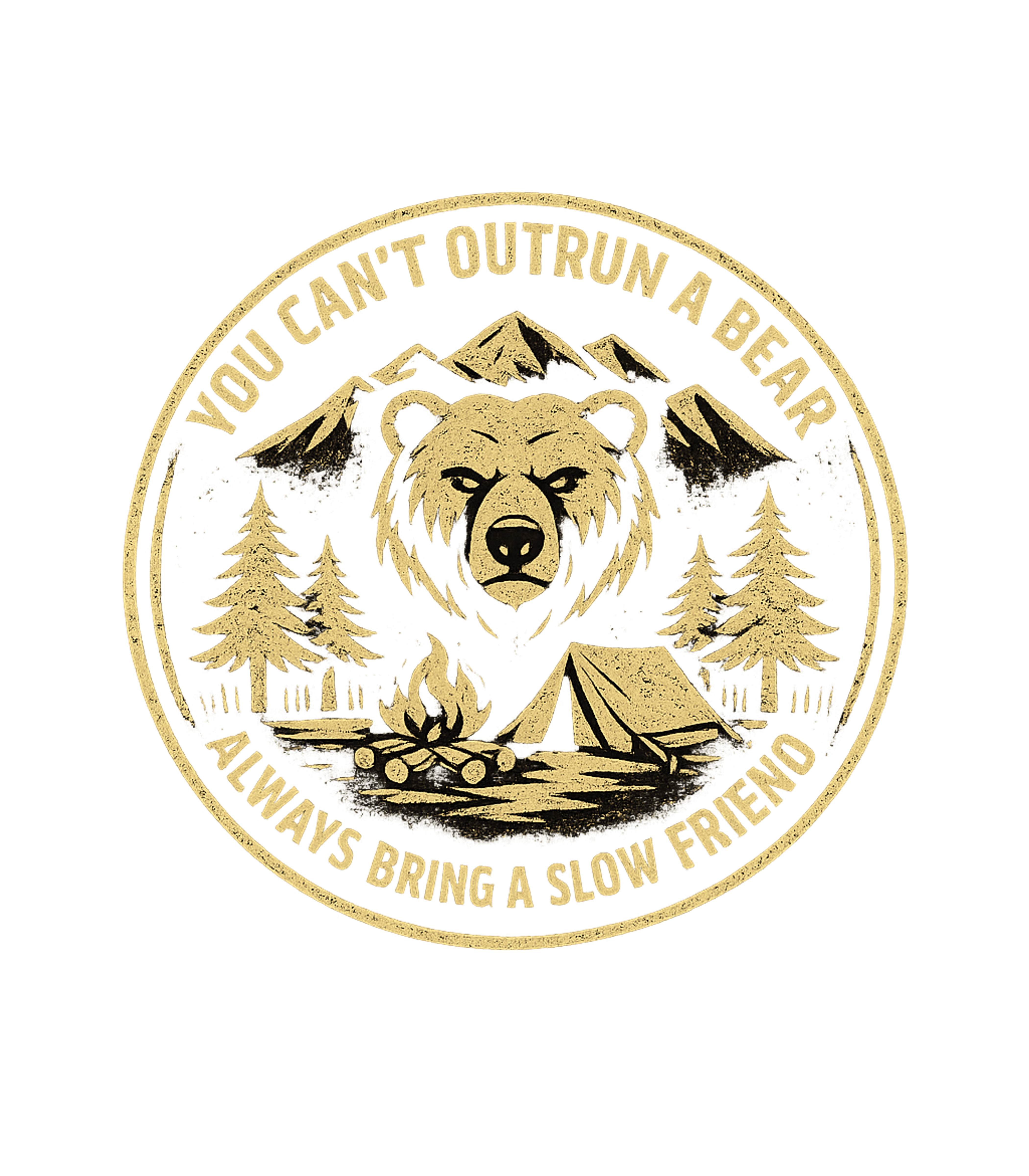 You Can't Outrun A Bear Graphic Premium T-Shirt featuring Generated via Design Mixer – designed by Geoff Brown @ SunFrog You Can't Outrun A Bear Graphic Premium T-Shirt featuring Generated via Design Mixer – designed by Geoff Brown @ SunFrog