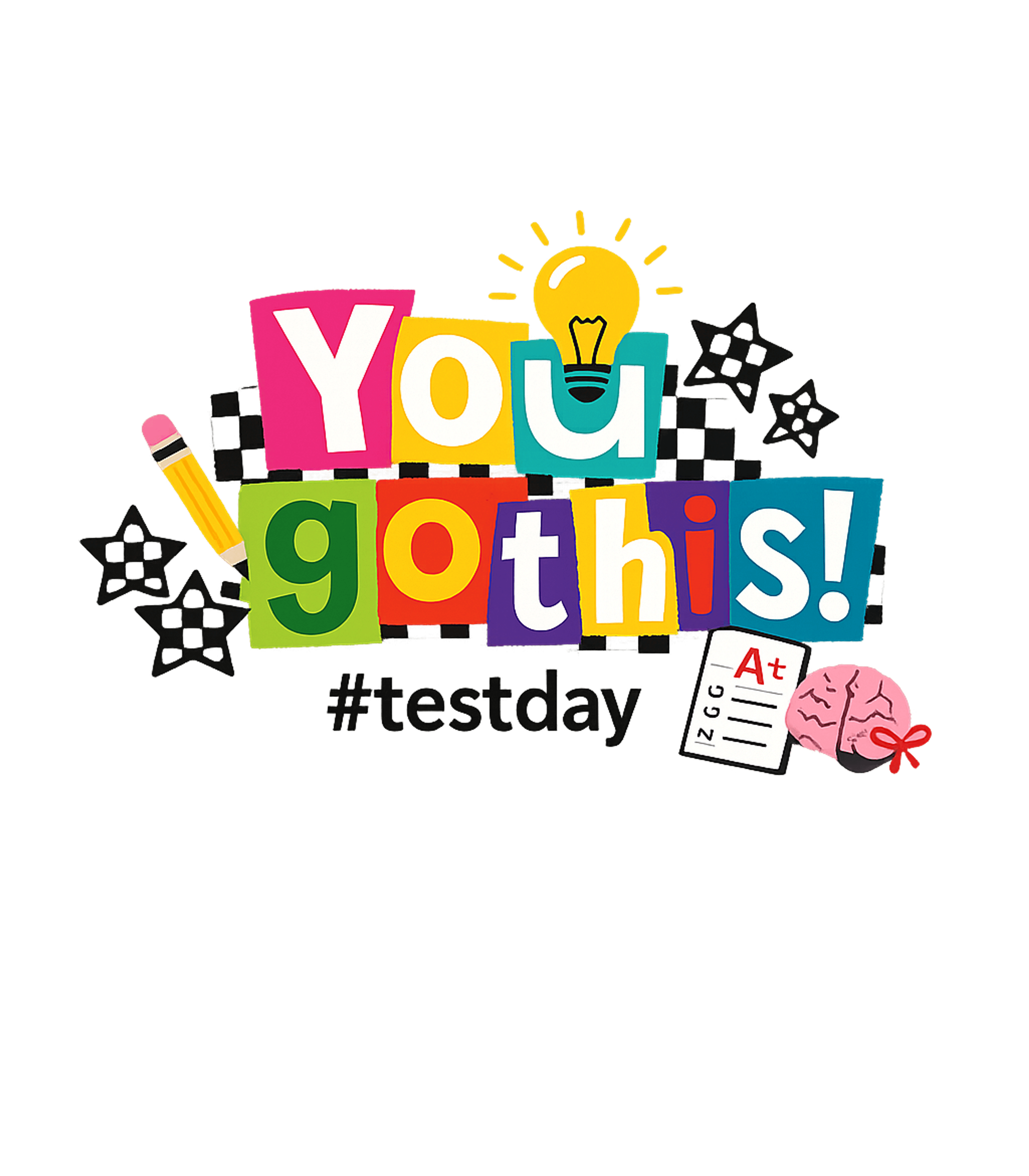 You Got This Test Day Teacher Appreciation Hooded Sweatshirt featuring An encouraging graphic tee featuring 'You got this!' in a vi – designed by Geoff Brown @ SunFrog You Got This Test Day Teacher Appreciation Hooded Sweatshirt featuring An encouraging graphic tee featuring 'You got this!' in a vi – designed by Geoff Brown @ SunFrog