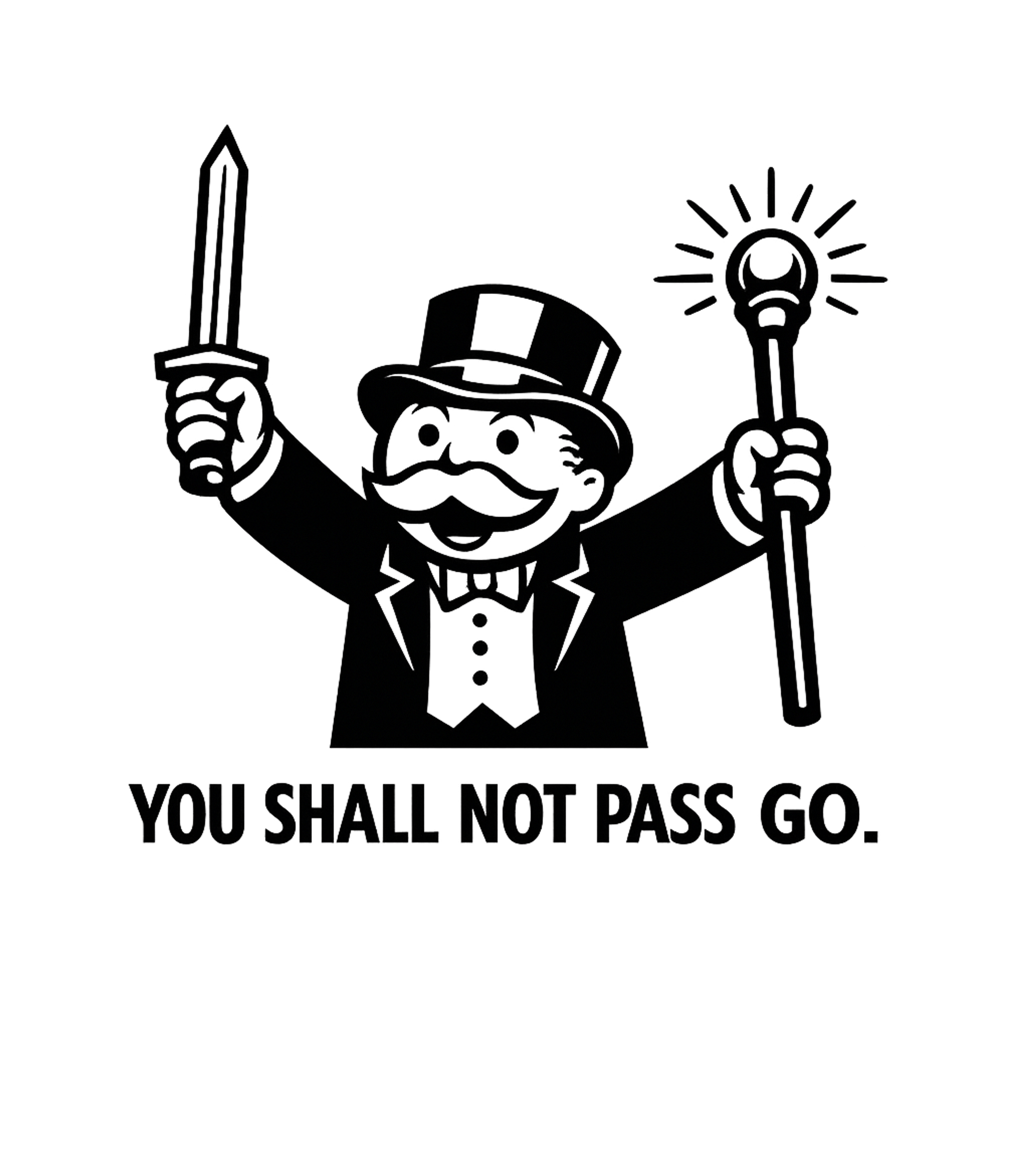 You Shall Not Pass Go Meme Humor Premium T-Shirt featuring Channel your inner wizard with this witty graphic featuring – designed by Geoff Brown @ SunFrog You Shall Not Pass Go Meme Humor Premium T-Shirt featuring Channel your inner wizard with this witty graphic featuring – designed by Geoff Brown @ SunFrog