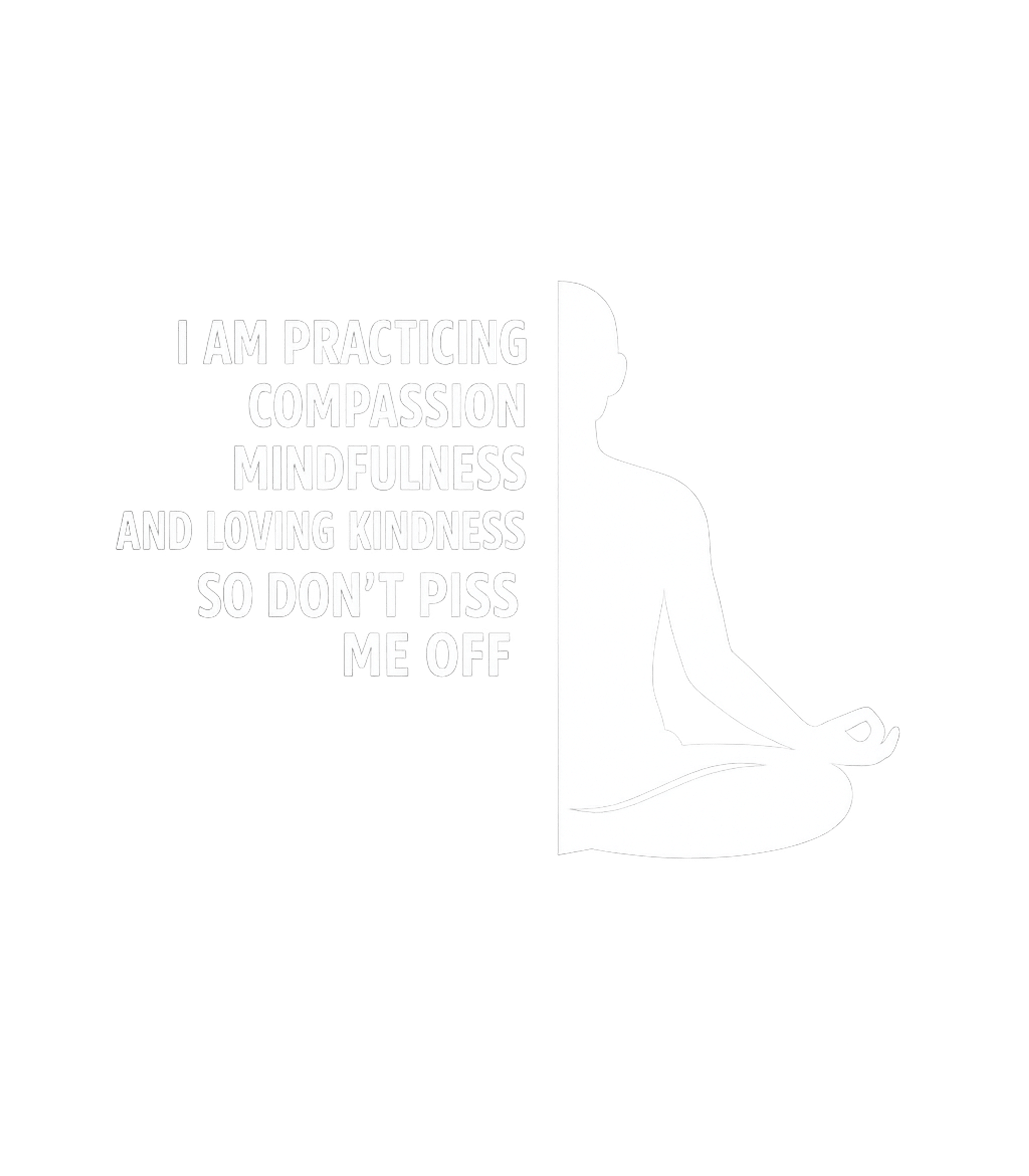 Zen Humor Meditation Relationship Humor Premium T-Shirt featuring This humorous graphic tee combines a serene meditating silho – designed by Geoff Brown @ SunFrog Zen Humor Meditation Relationship Humor Premium T-Shirt featuring This humorous graphic tee combines a serene meditating silho – designed by Geoff Brown @ SunFrog