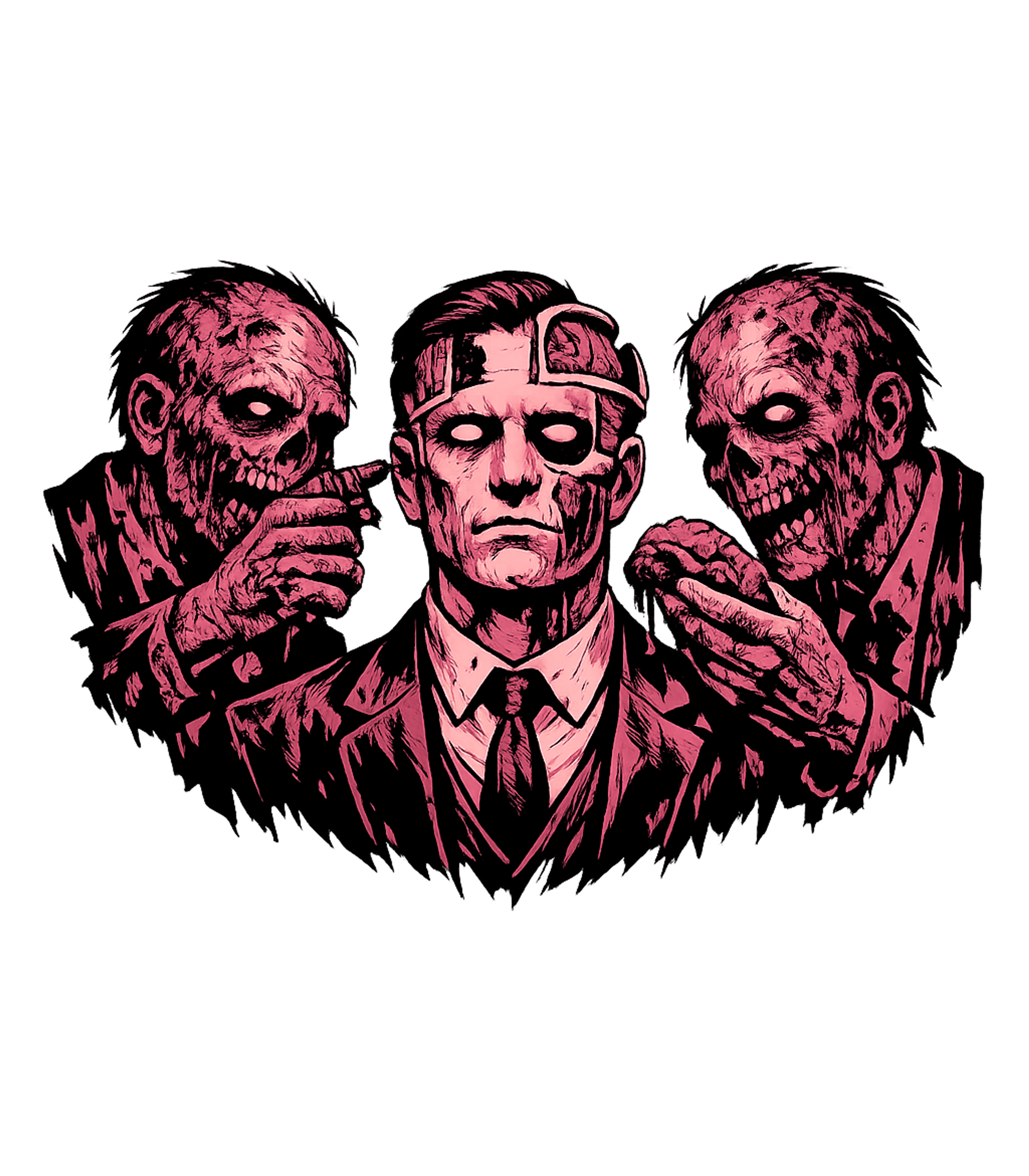 Zombie Mind Control halloween Premium T-Shirt featuring This chilling graphic depicts a man being influenced by sini – designed by Geoff Brown @ SunFrog Zombie Mind Control halloween Premium T-Shirt featuring This chilling graphic depicts a man being influenced by sini – designed by Geoff Brown @ SunFrog