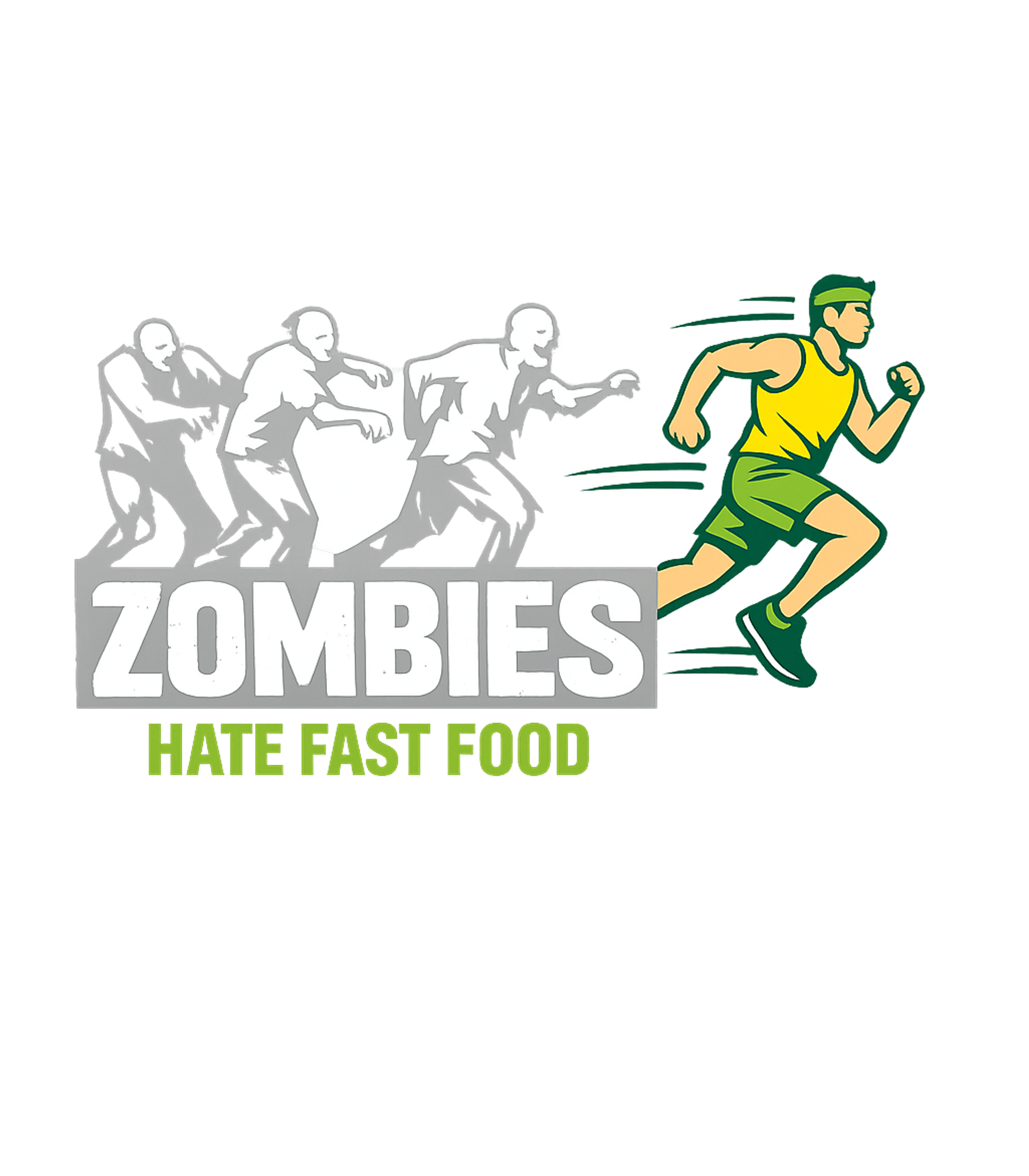 Zombies Hate Fast Food Fitness Crewneck Sweatshirt featuring Get a laugh and motivate your run with this witty graphic fe – designed by Geoff Brown @ SunFrog Zombies Hate Fast Food Fitness Crewneck Sweatshirt featuring Get a laugh and motivate your run with this witty graphic fe – designed by Geoff Brown @ SunFrog